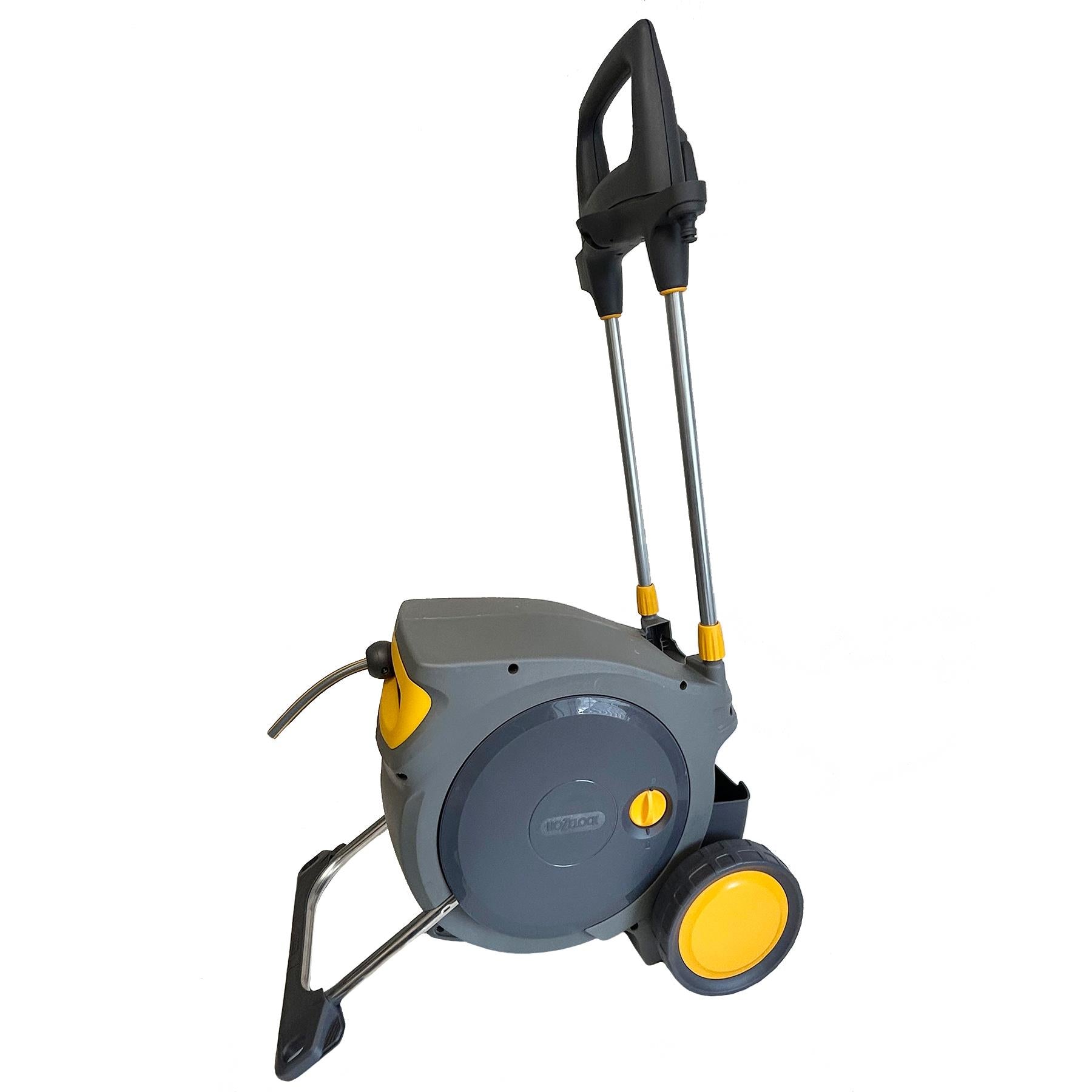Tragbarer mobiler automatischer Schlauchaufroller, einziehbarer Gartenbewässerungsschlauch, 35 m