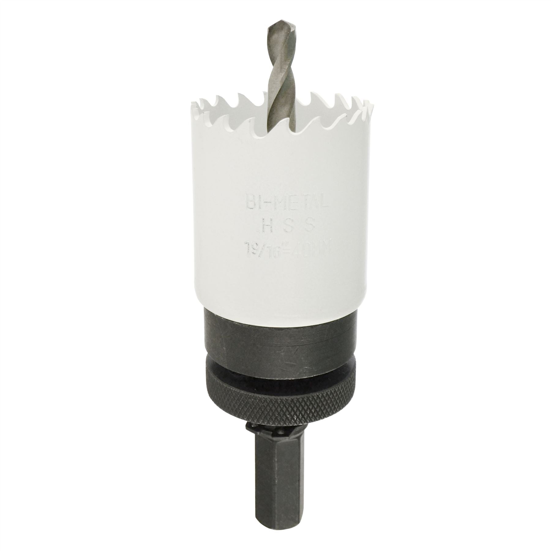 32 - 152 mm Lochsäge mit 1/2 Zoll Schaftbohrfutter, Fräser, Bimetall-Bohrer