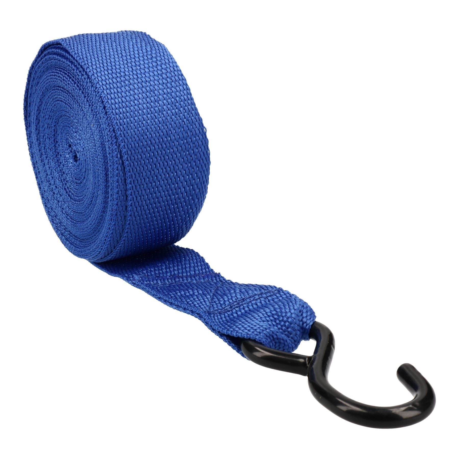 2 Trailer Car Recovery Trailer Ratchet Lashing Tie Down Strap 750kgs 30ft x 50mm