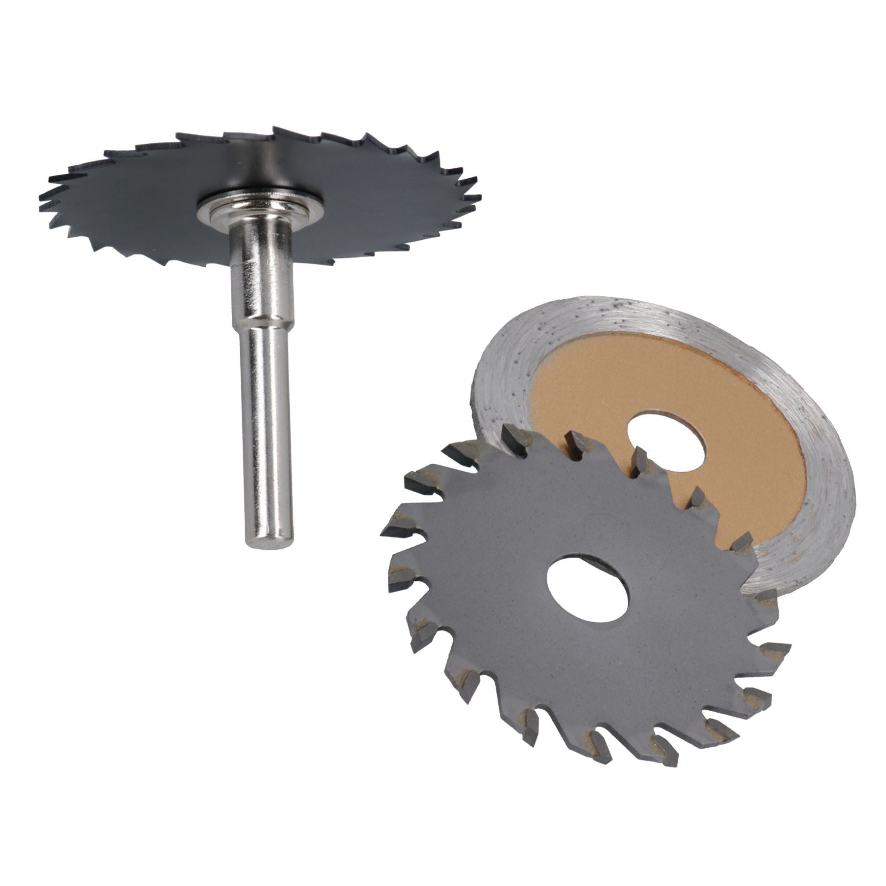 3-teiliges Mini-Sägeblatt-Set HSS TCT + Diamantklingen 6 mm Dorn Holz Stahl