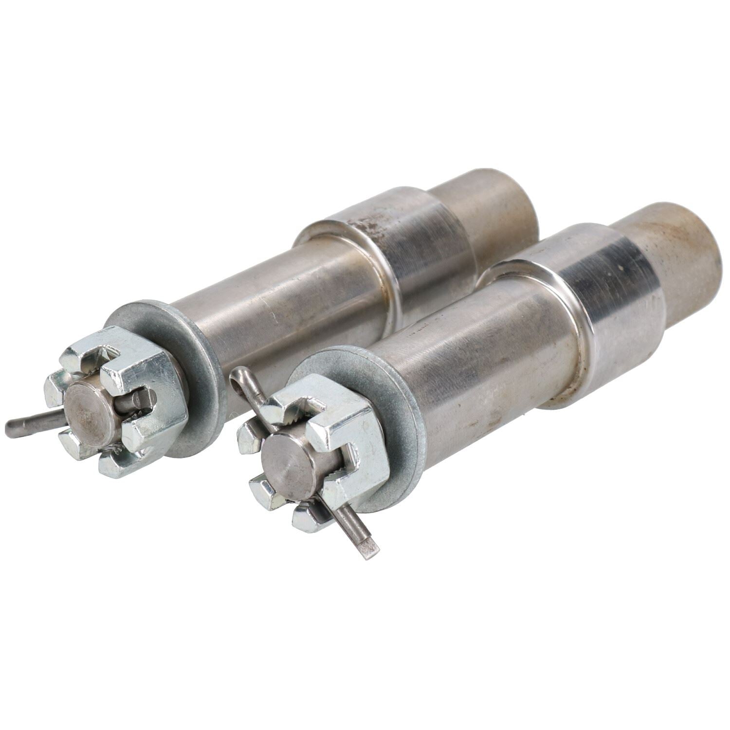 Lot de 2 moyeux de roue, roues et essieux de remorque 8" 4.00-8 500 kg