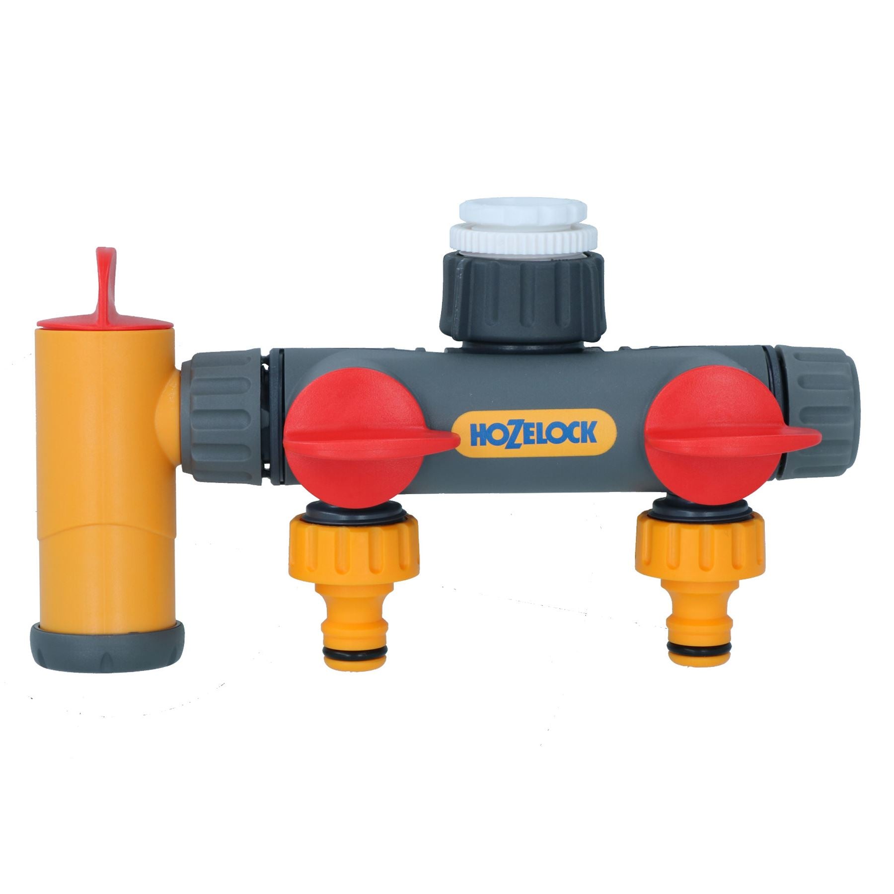 Hozelock 2-, 3- oder 4-Wege-Wasserhahn, Mehrfach-Schlauchverbinder, Bewässerung, Garten, Hof