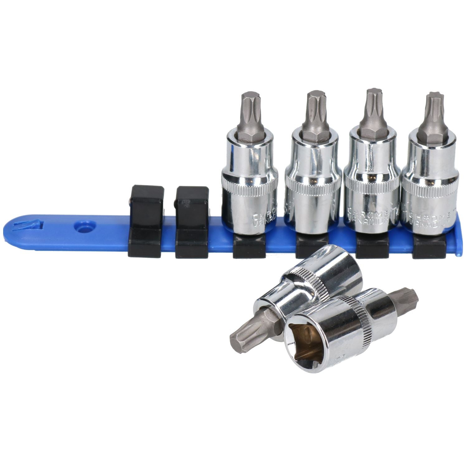 Torx-Stern-Bit-Steckschlüsseleinsätze, männlich, T40, T45, T50, 1/2-Zoll-Antrieb + 6 x T40 mit 10-mm-Sechskant