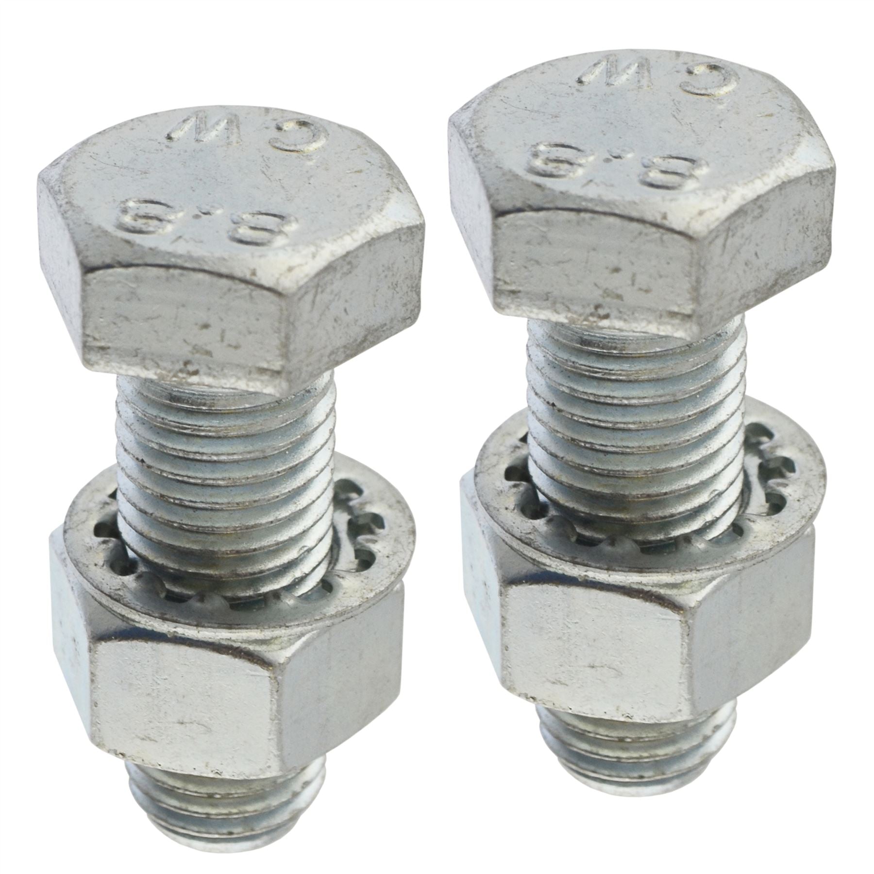 PAIR Tow Bar / Tow Ball Bolts with Nuts & Washers HIGH TENSILE