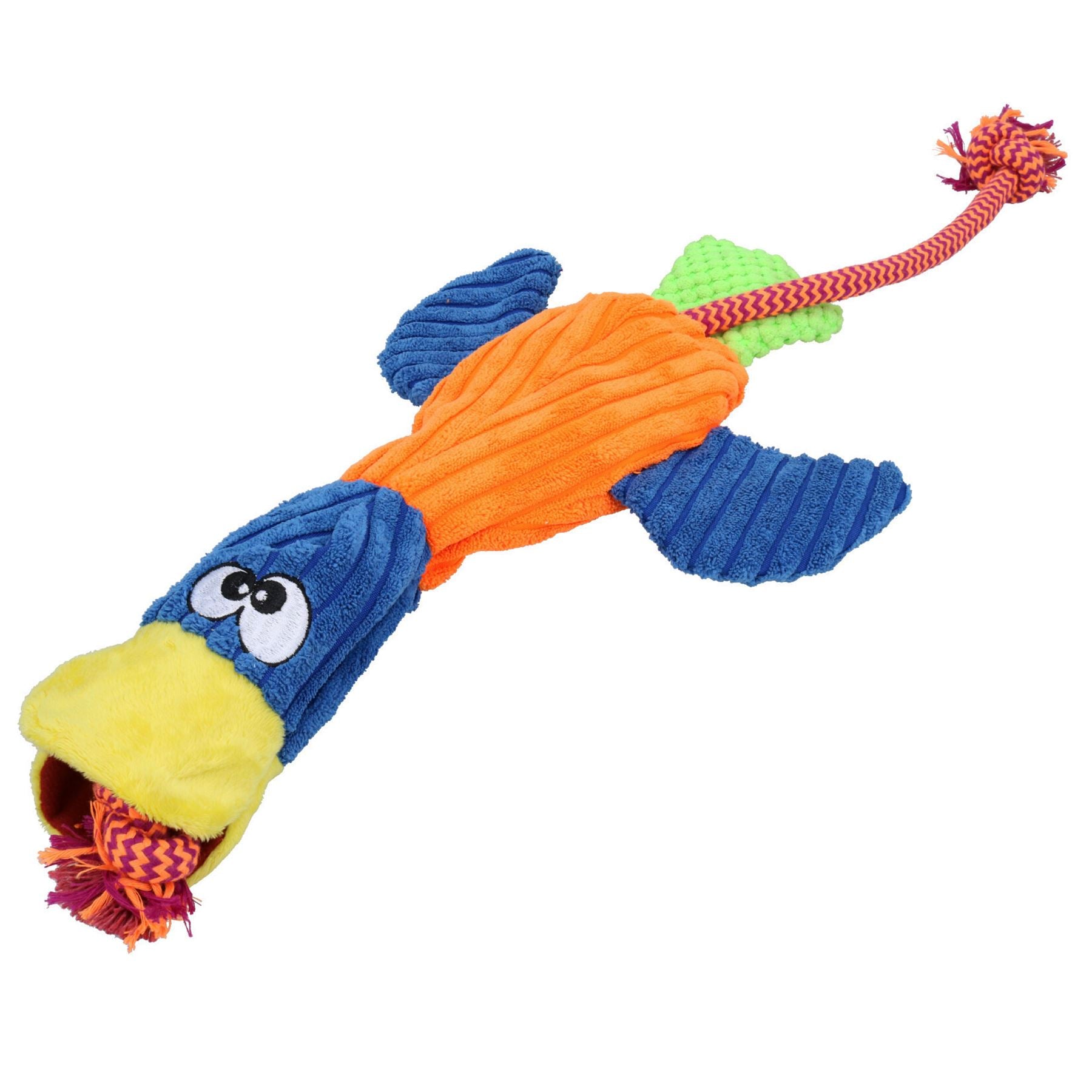 Plüsch Seil Cordy Catchers Ente Hund spielen Spielzeug mit Squeeze Haustier Hund Welpen Geschenk