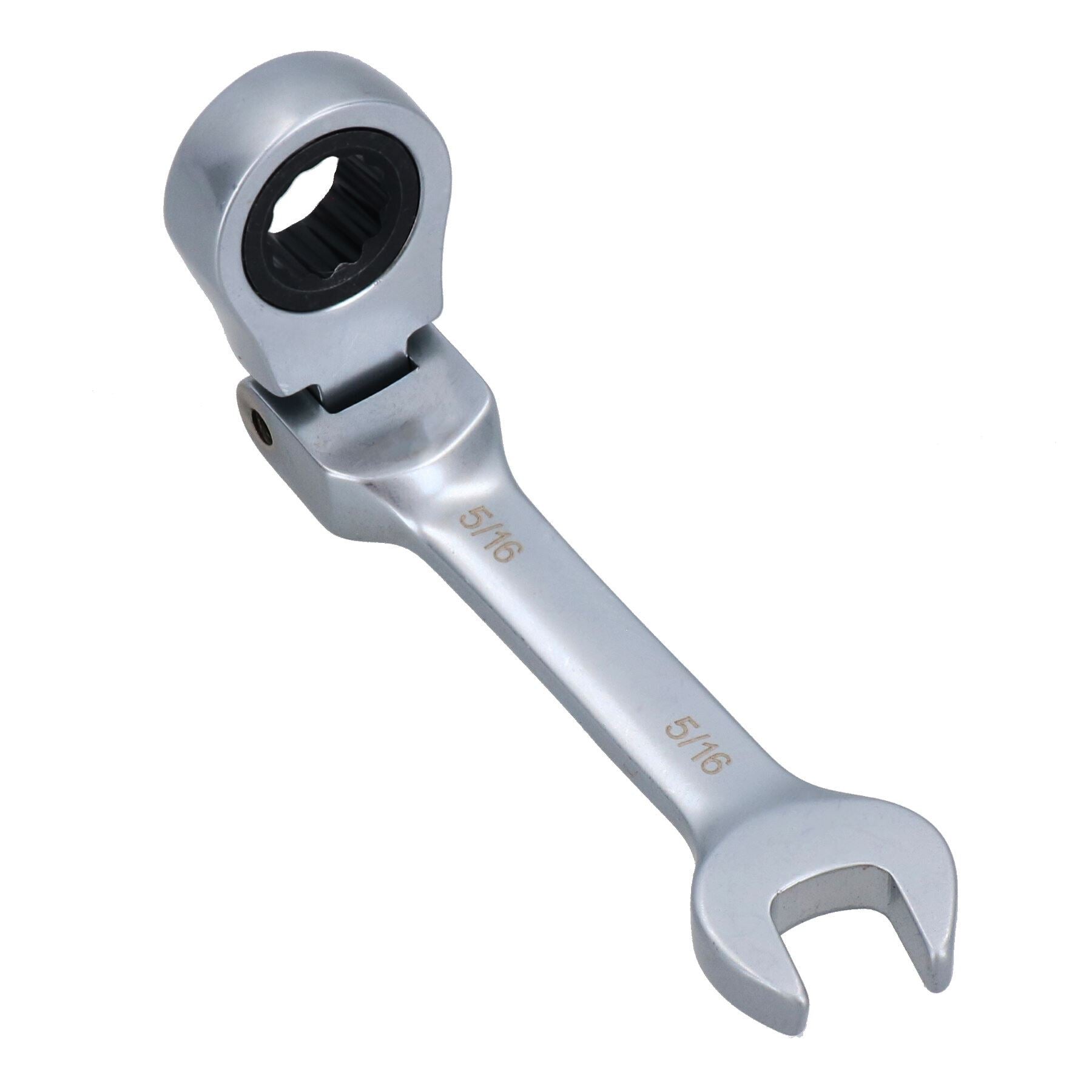 5/16” AF SAE Imperial Flexible Stubby Flexi Head Ratchet Spanner Combi Wrench
