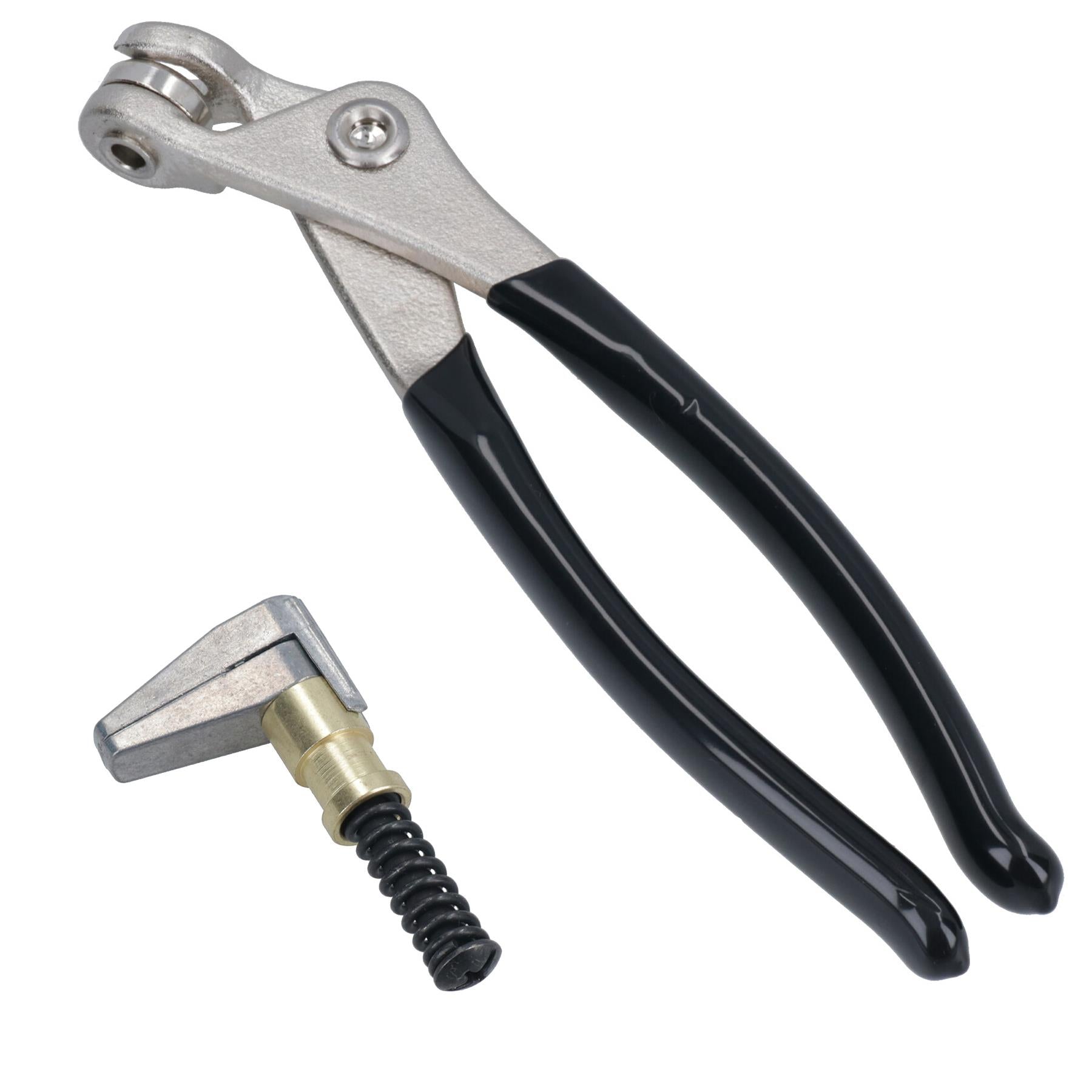 Cleco Seitenkanten-Endklemmen, Befestigungsgriffe, 19 mm offen, 25 mm Tiefe + Zange