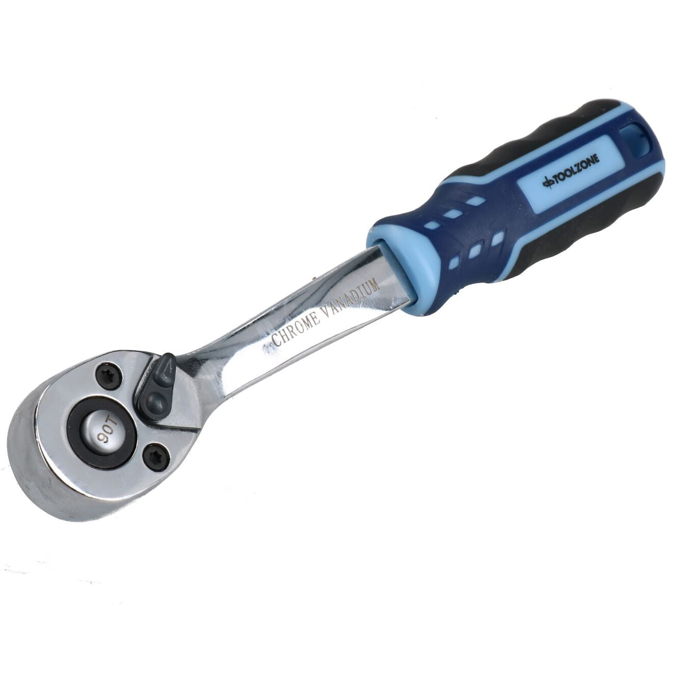 Cliquet professionnel extra fin à 90 dents, entraînement 1/4", douille à dégagement rapide, poignée souple