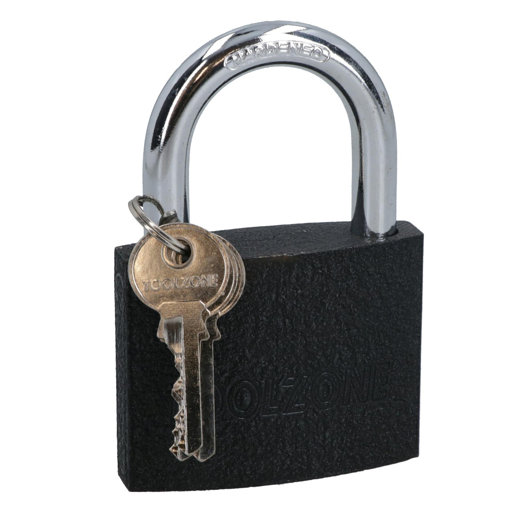 75mm Iron Padlock With Hardened Shackle Padlocks Shed Gate Lock TE756