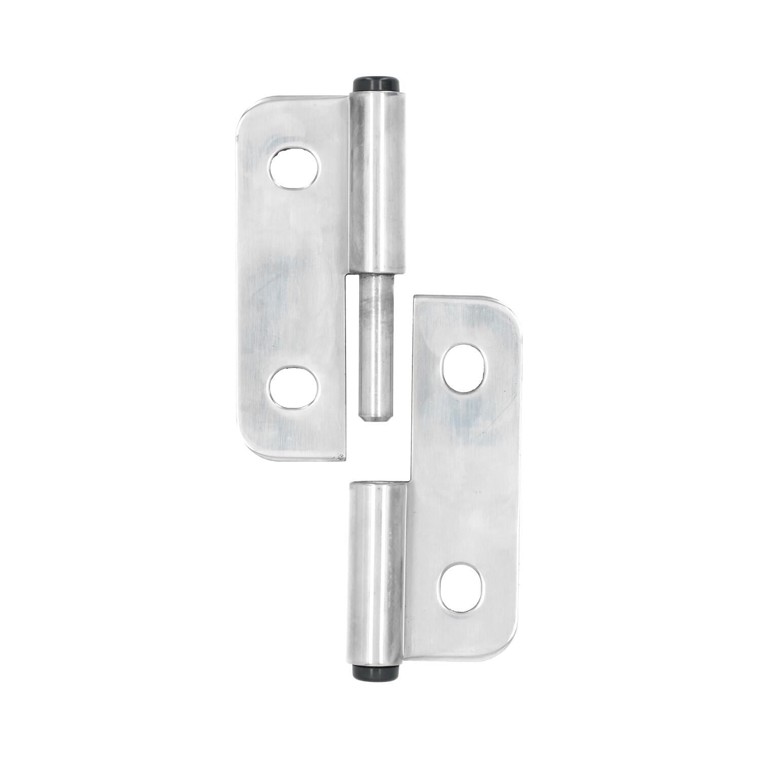 Charnière à battant relevable en acier inoxydable droite 76 x 100 mm pour trappe de porte robuste