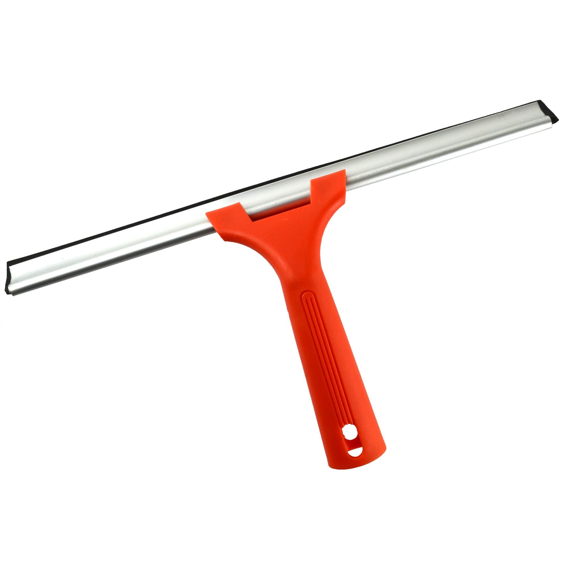 Window Squeegee Hand Held Double Blade Shower Glass Cleaner Smear Orange Sil244