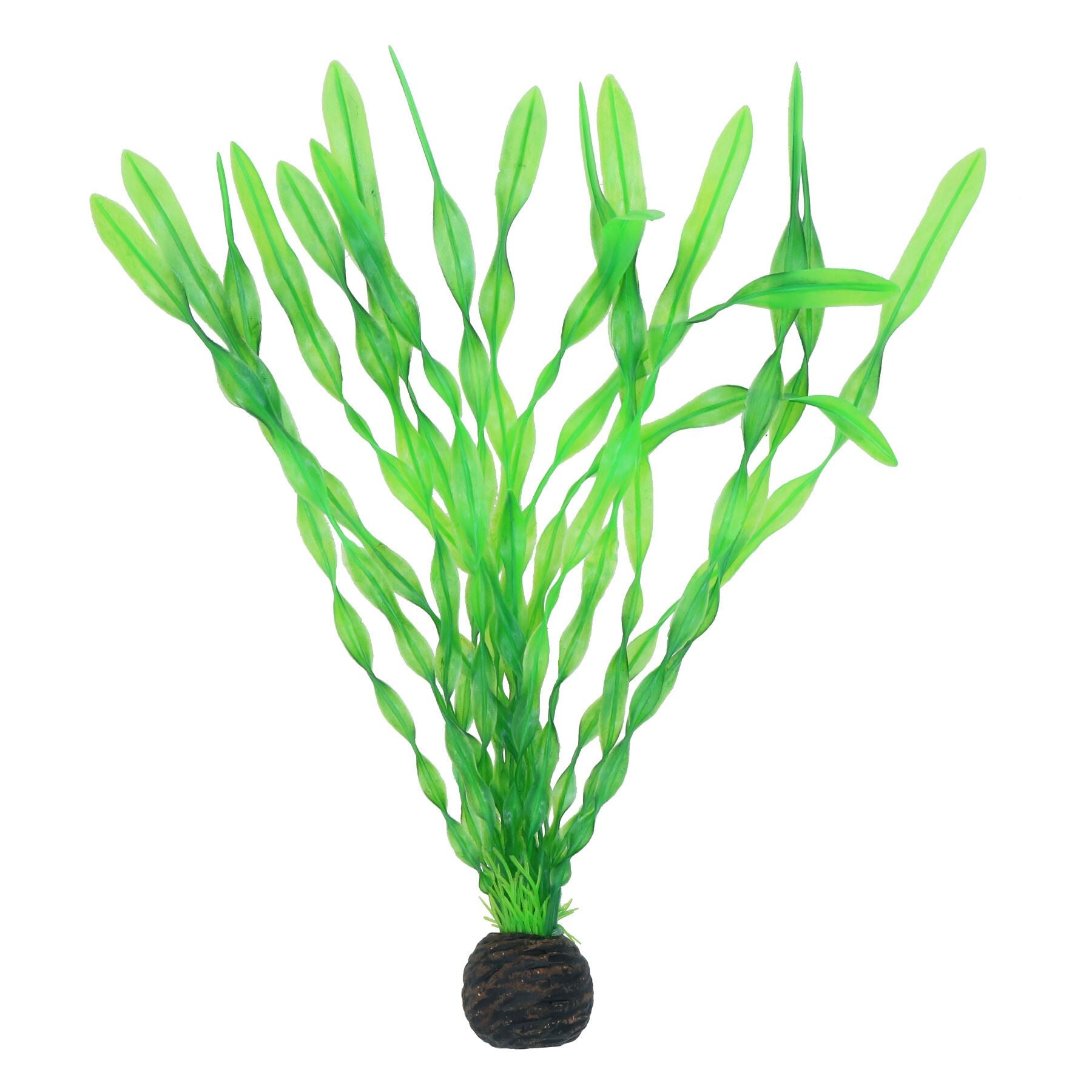 Aquarium Aquatique Aquarium Poissons Auto-Coulissant Haute Soie Artificielle Plan H-30cm - (No 6)