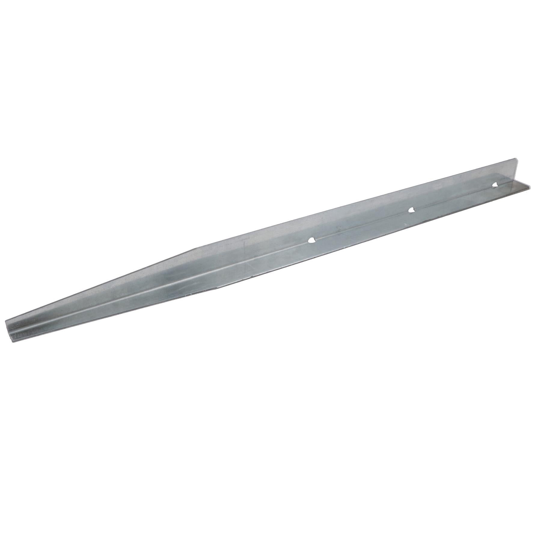 Galvanised Log Roll Pin 450mm Wooden Border Edging Garden Lawn Yard