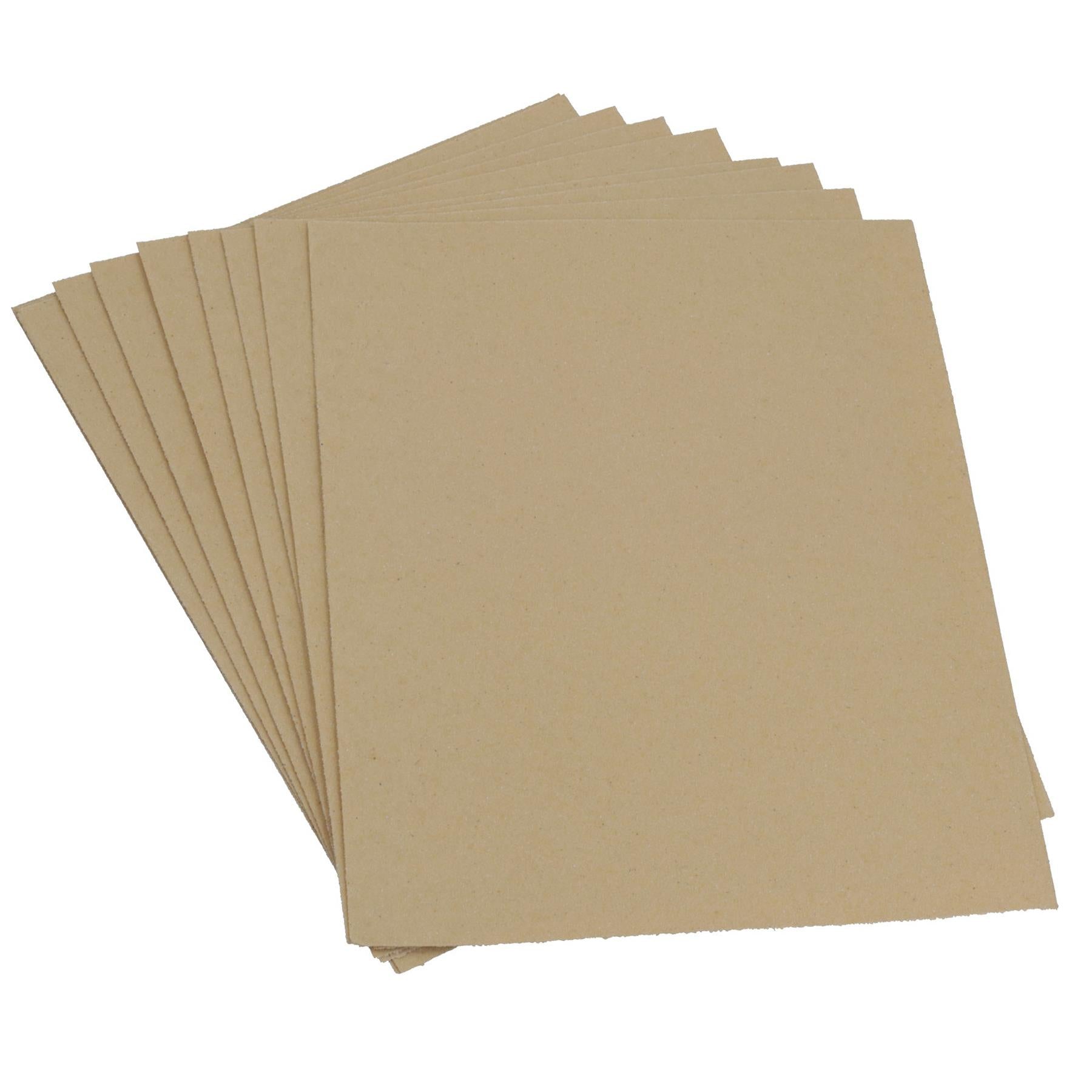 20pc verschiedene Schleifpapier Schleifblätter für Metall Holz Kunststoff grob 60 Grit