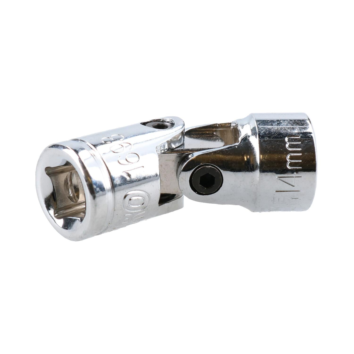 14 mm Universalgelenk-Steckschlüssel, metrisch, 3/8 Zoll Antrieb, 12-Punkt, flexibler Wackelknöchel
