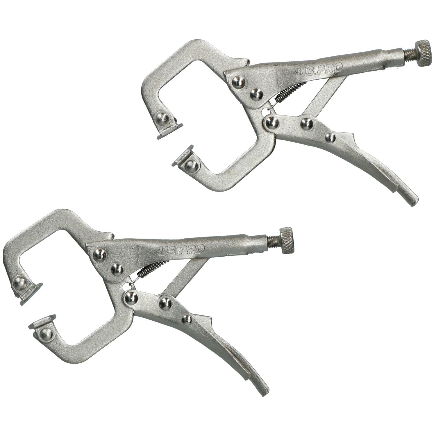 Pinces à sertir en C réglables et verrouillables de 5"/125 mm pour soudage
