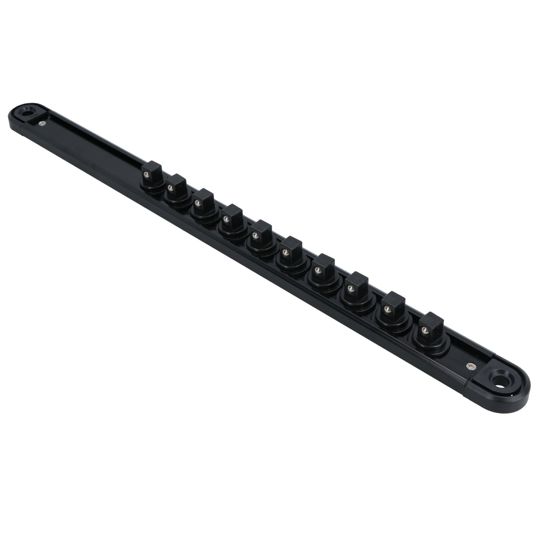 Mixed Drive Socket Holder Storage Rails with Rotating Clips + Magnetic Base 3pc