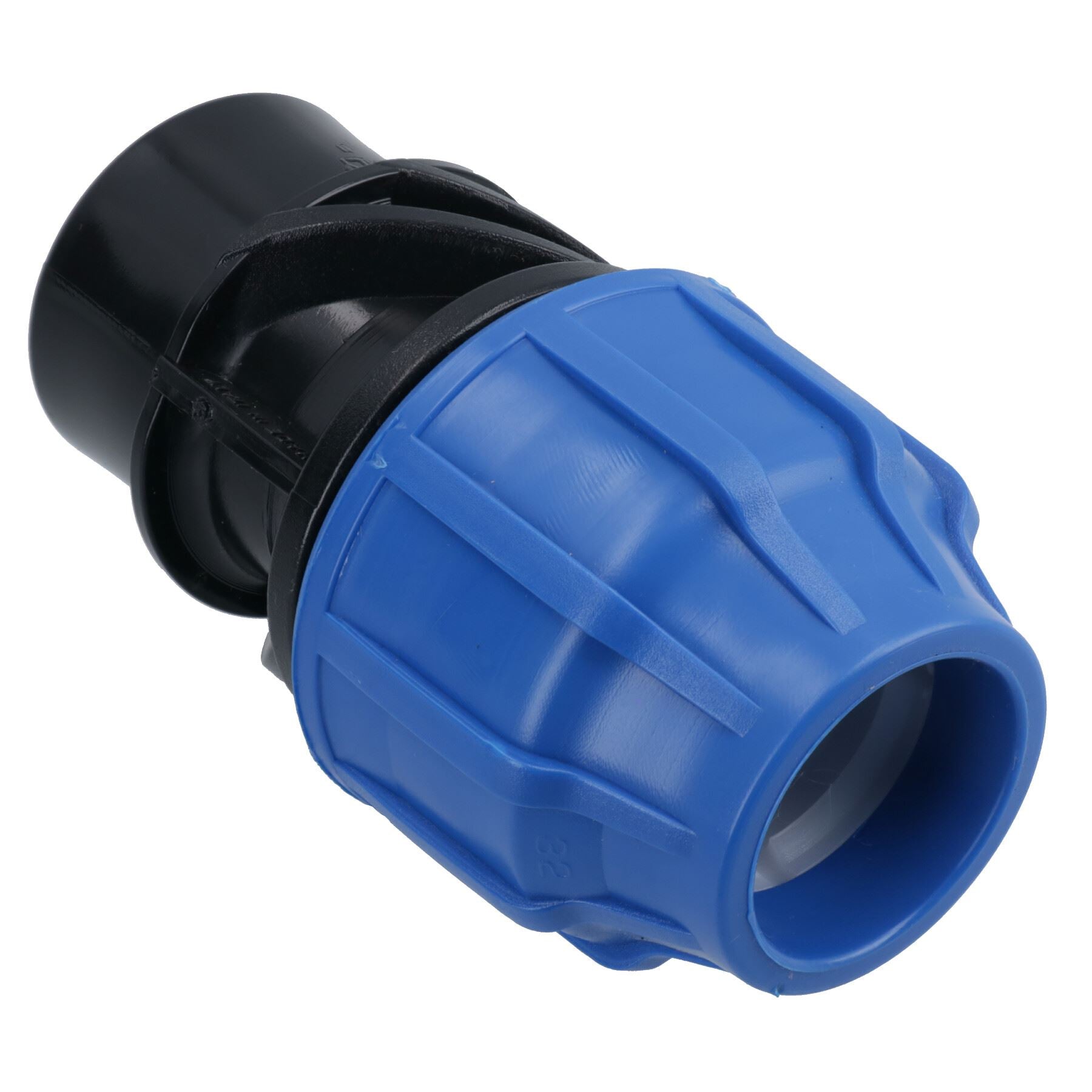 Raccord de compression pour adaptateur femelle MDPE 32 mm x 1" pour tuyau d'eau PN16