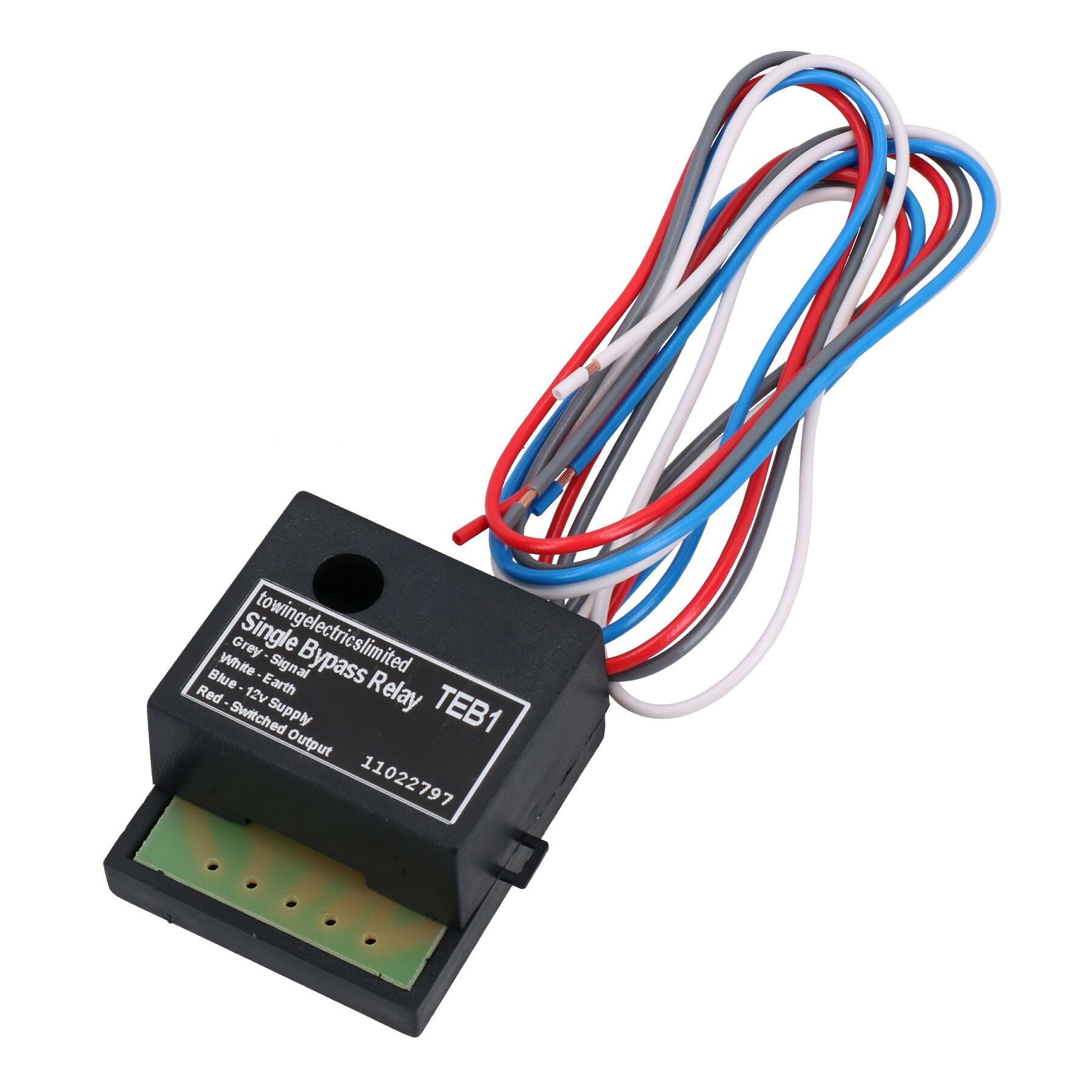 Einzelnes 1-Wege-12-V-Bypass-Relaismodul für die Zündungsversorgung von Anhängerlichtern usw.