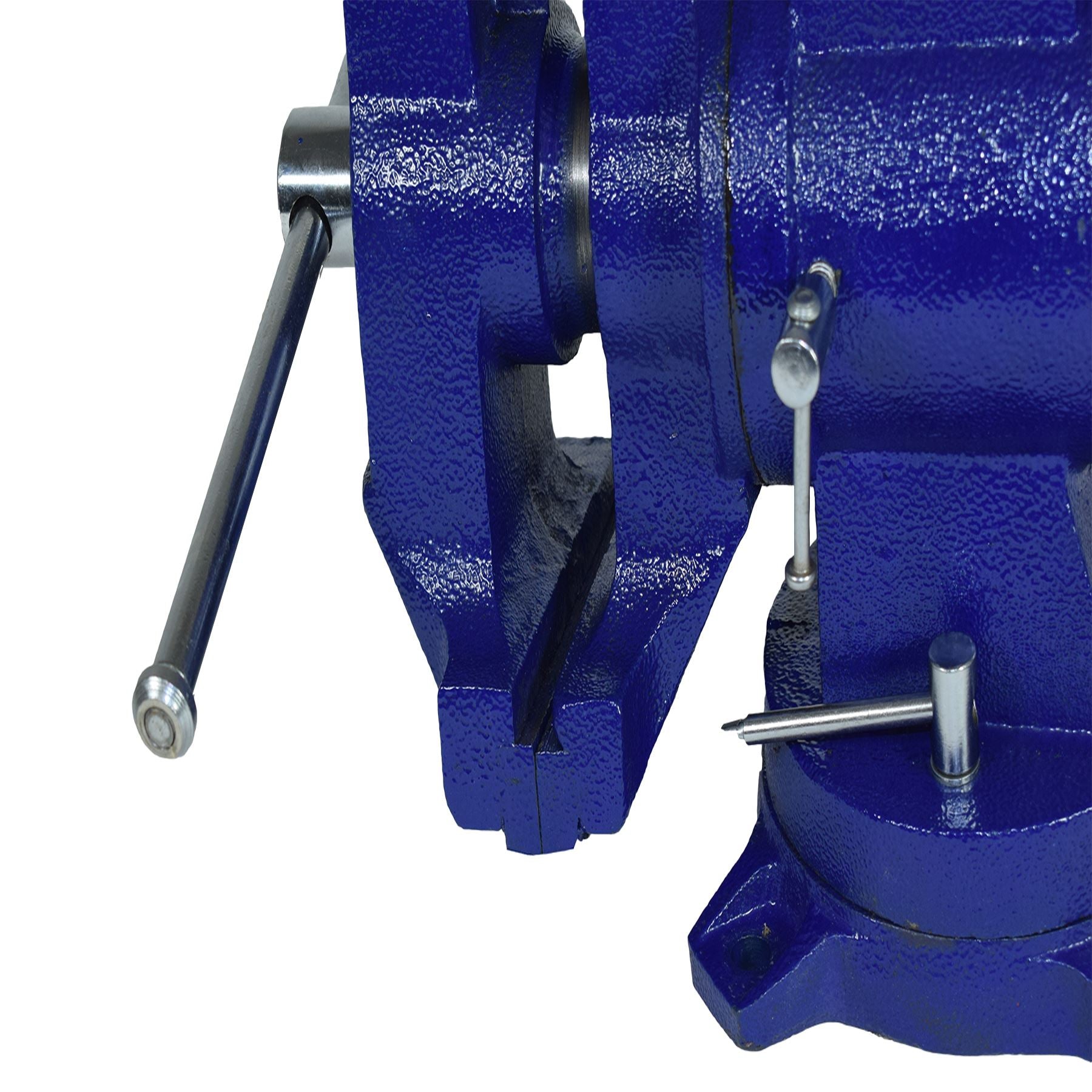 5" (125 mm) Schraubstock mit drehbarer Basis, Schraubstock, Amboss, Klemmhalter, Rohrgriffbacken, Eisenbank