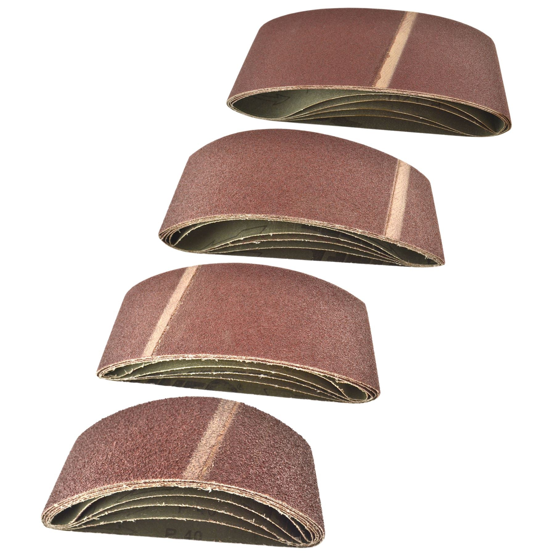 457 x 75 mm Courroie de ponçage abrasive pour ponceuse à main