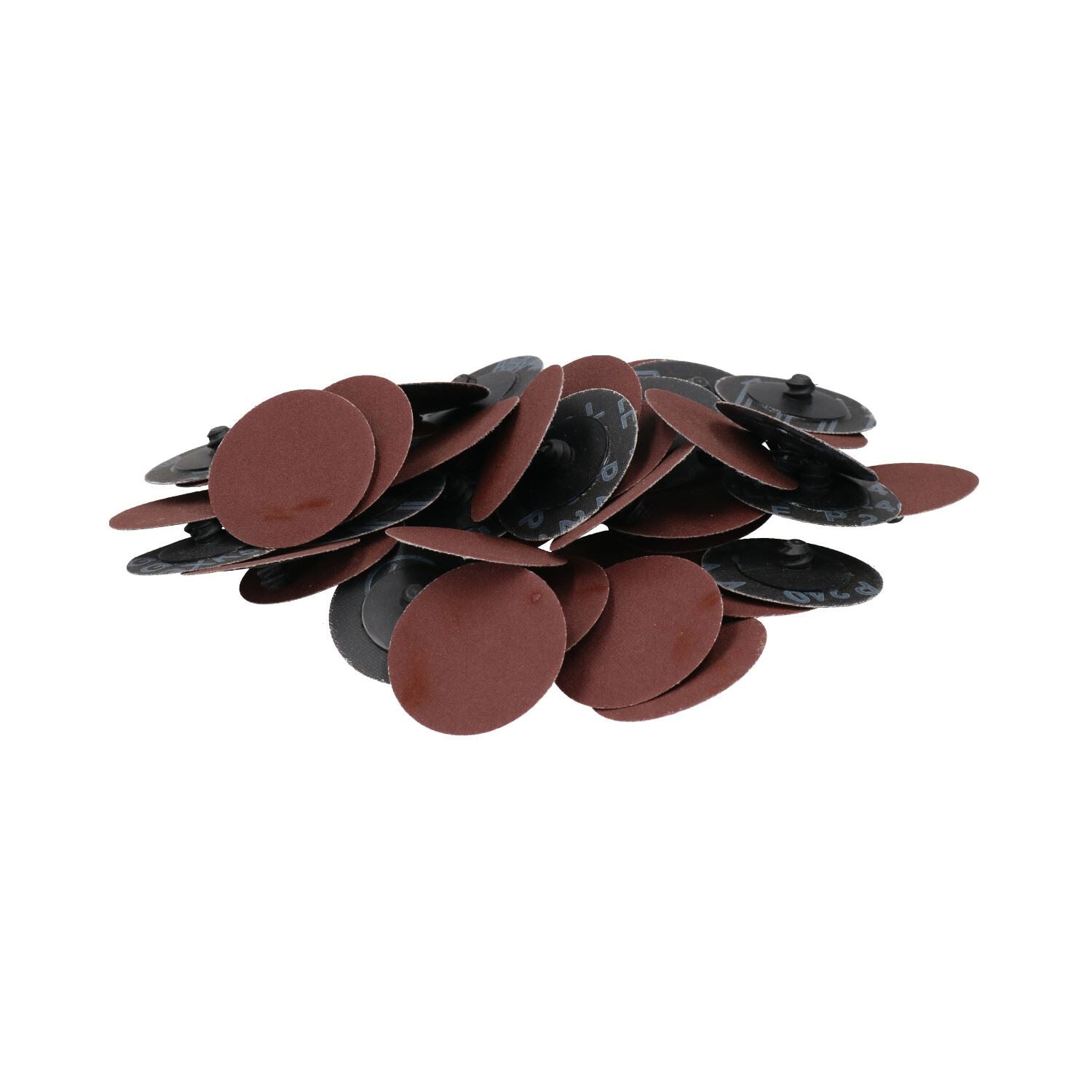 240er Körnung, 50 mm, fein, Schnellwechsel-Schleifscheiben, Rostentfernung, Entgraten, 50 Stück
