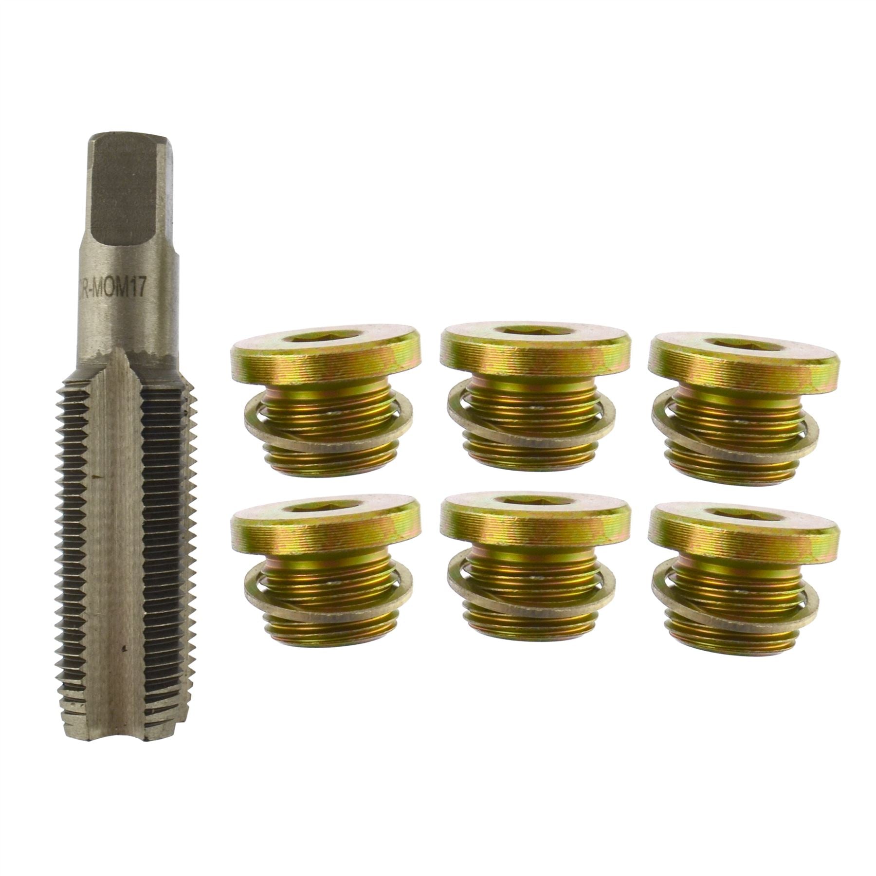 Kit de réparation et de refiletage de bouchon de carter / vidange d'huile Filetage M16 - M17 AN091
