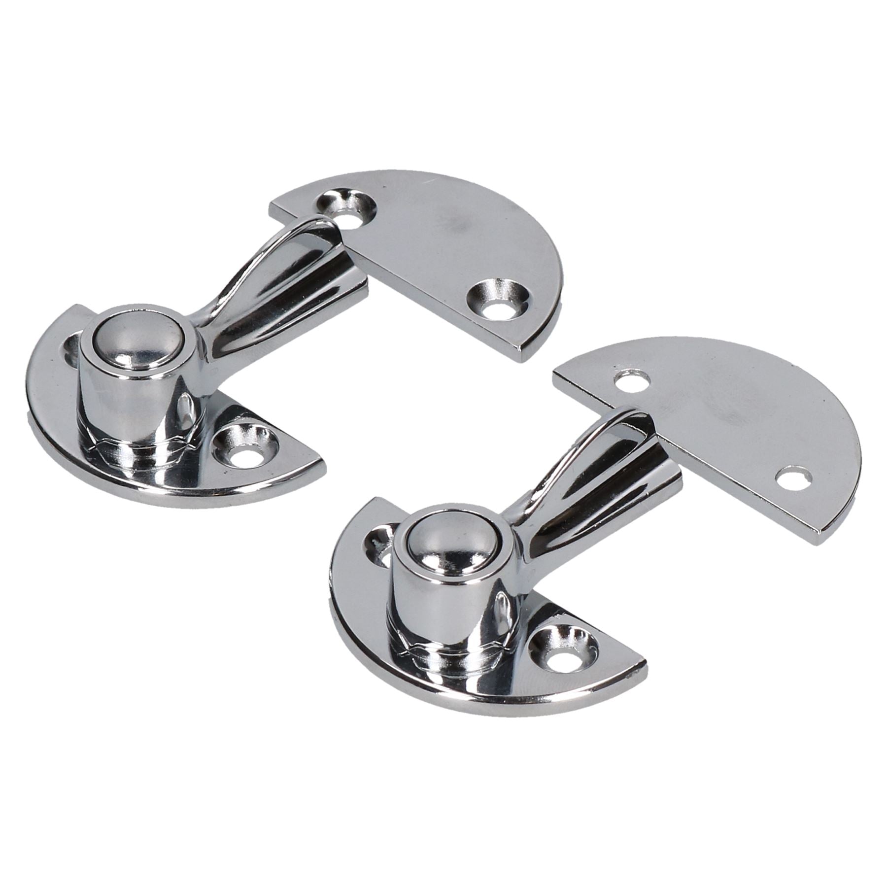 Gravelly Fastener Schwenkbarer Knebelverschluss, Schloss, Anhänger-Nummernschild-Clip, mittelgroß