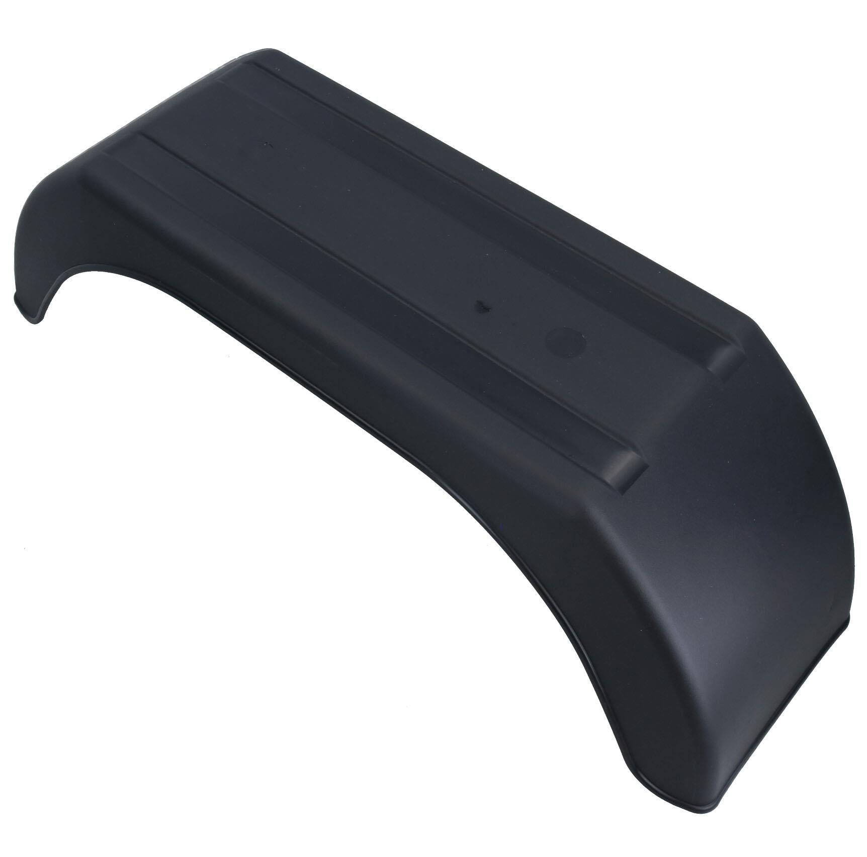Garde-boue en plastique de 10 po (simple) à montage encastré et 2 petits supports
