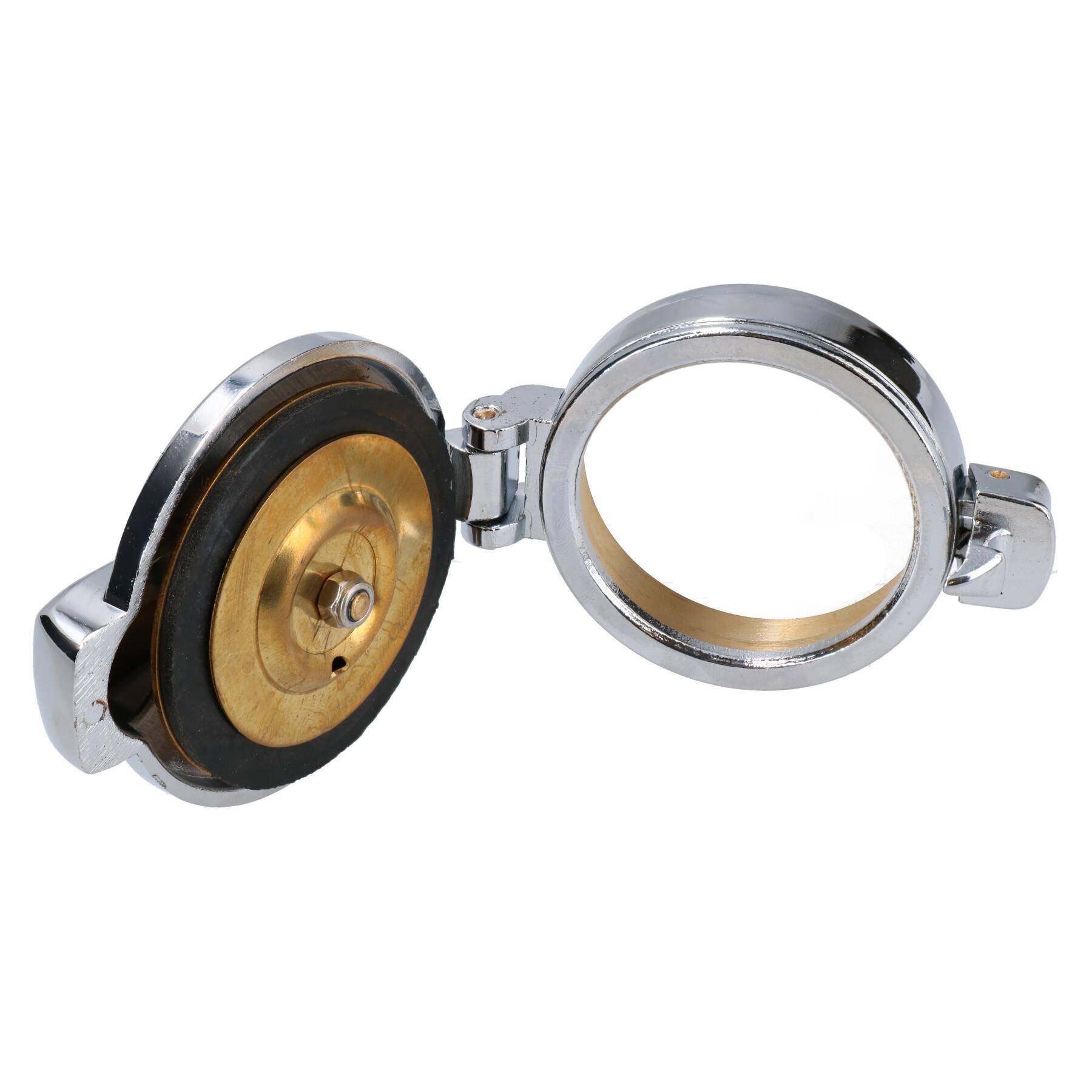 Bouchon de réservoir de carburant de style Monza pour voiture classique, couvercle de remplissage d'essence chromé