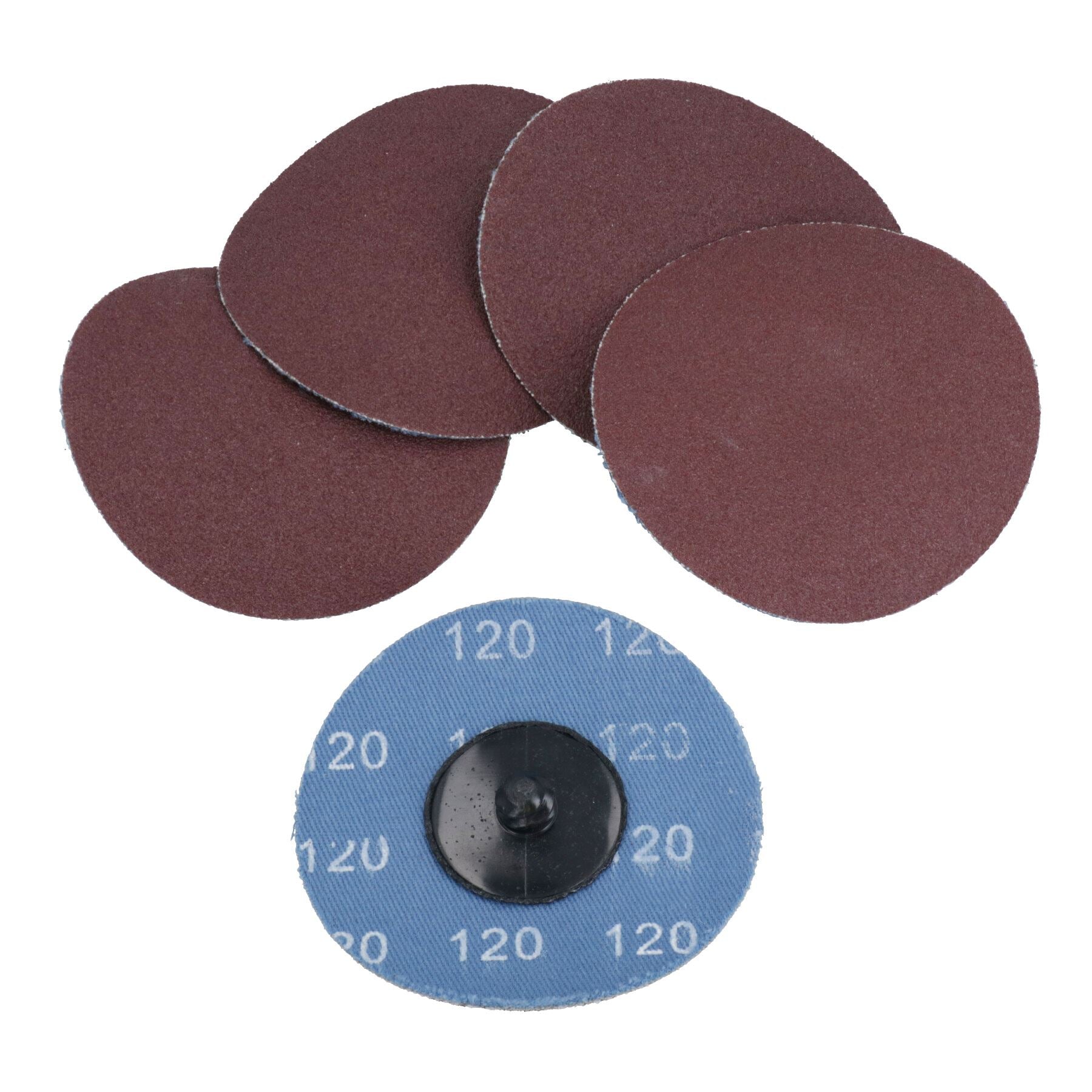Fächerschleifscheiben-Set, 75 mm, Twist-Button, Schleifscheiben, Schleifpapier