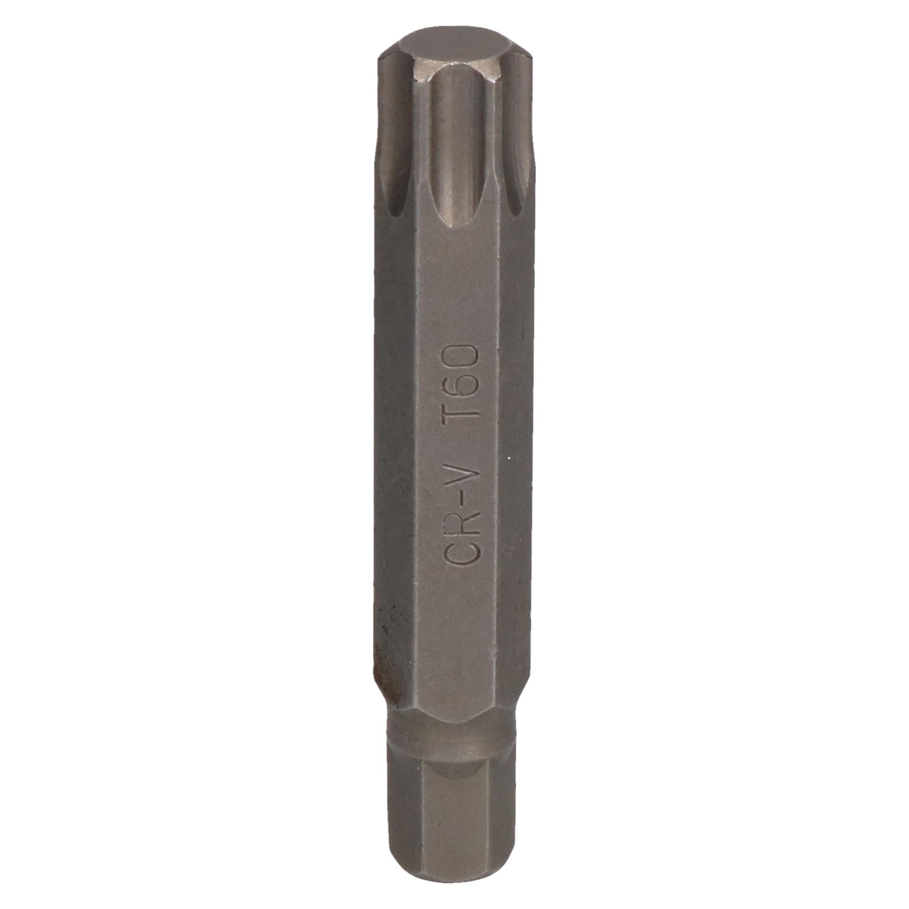 Embouts mâles Torx Star T20 – T60 avec tige de 10 mm et longueur de 30 mm ou 75 mm