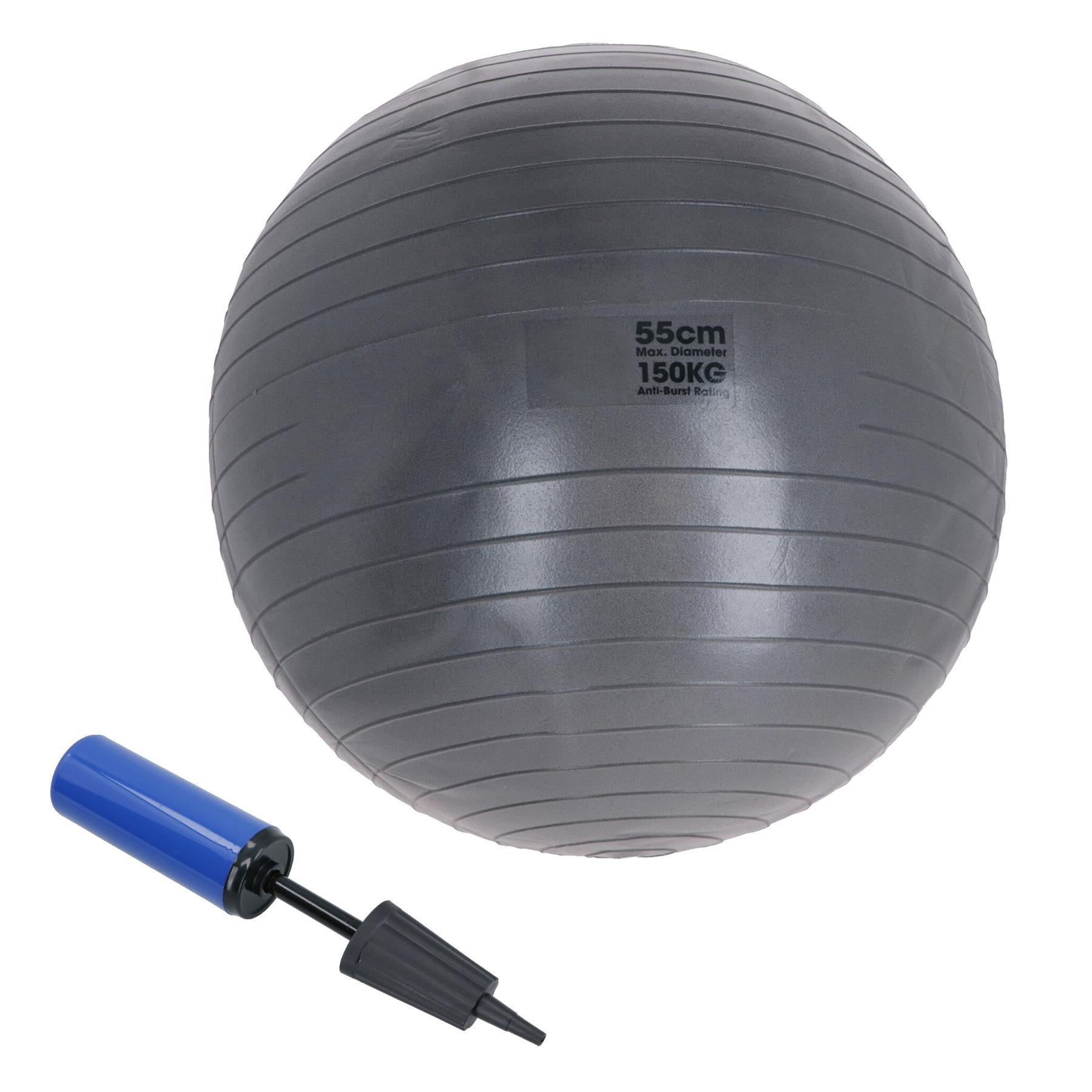 Swiss Exercise Ball for Yoga, Fitness, Pilates, Core Workouts 55cm / 65cm / 75cm