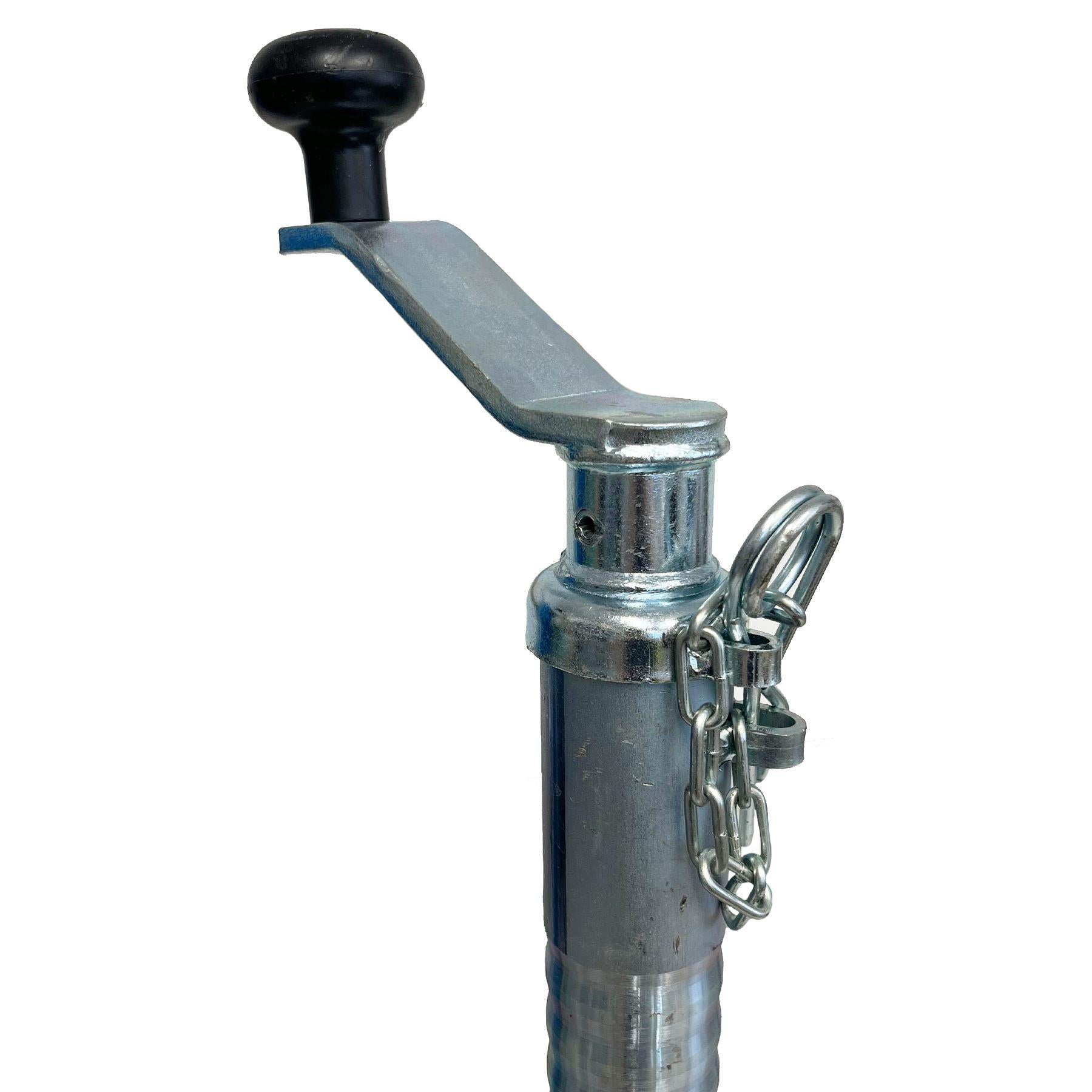 Anhängerkupplung gebremst Gusskopf 1100-2000kg für 100mm Kasten + Jockey