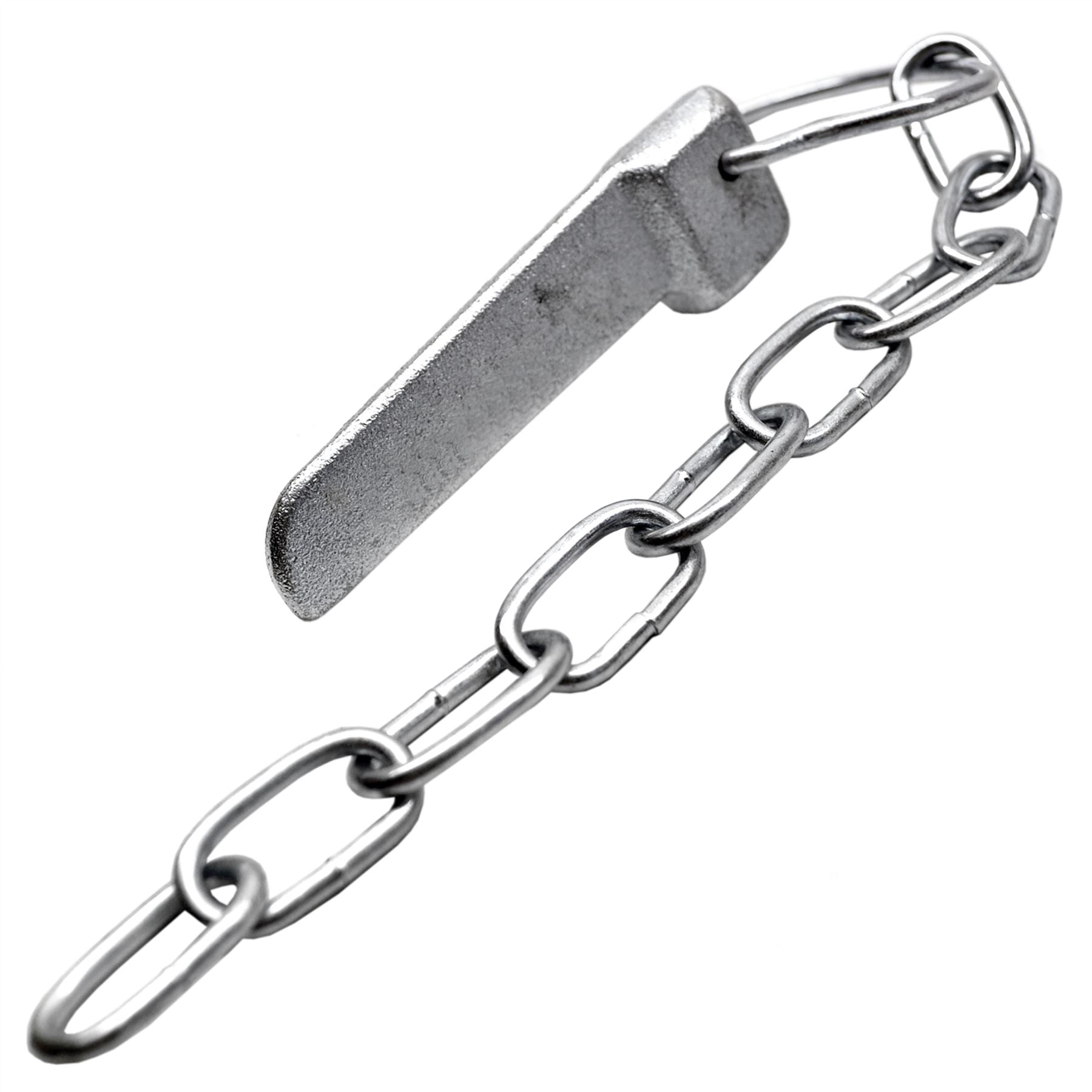 Verzinkter flacher Splintfederring und Kette