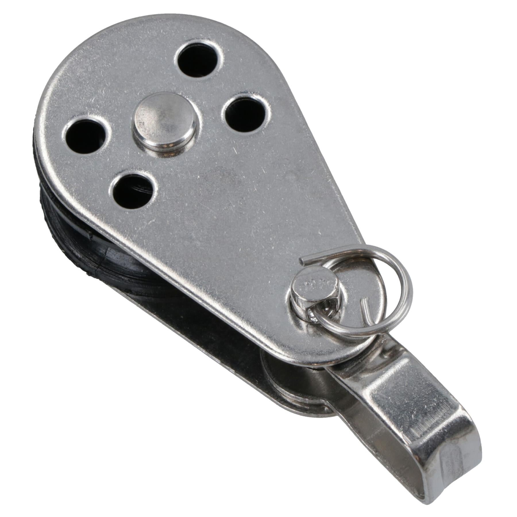 Pulley Block with Removable Pin and Bracket 26mm Diameter Stainless Steel