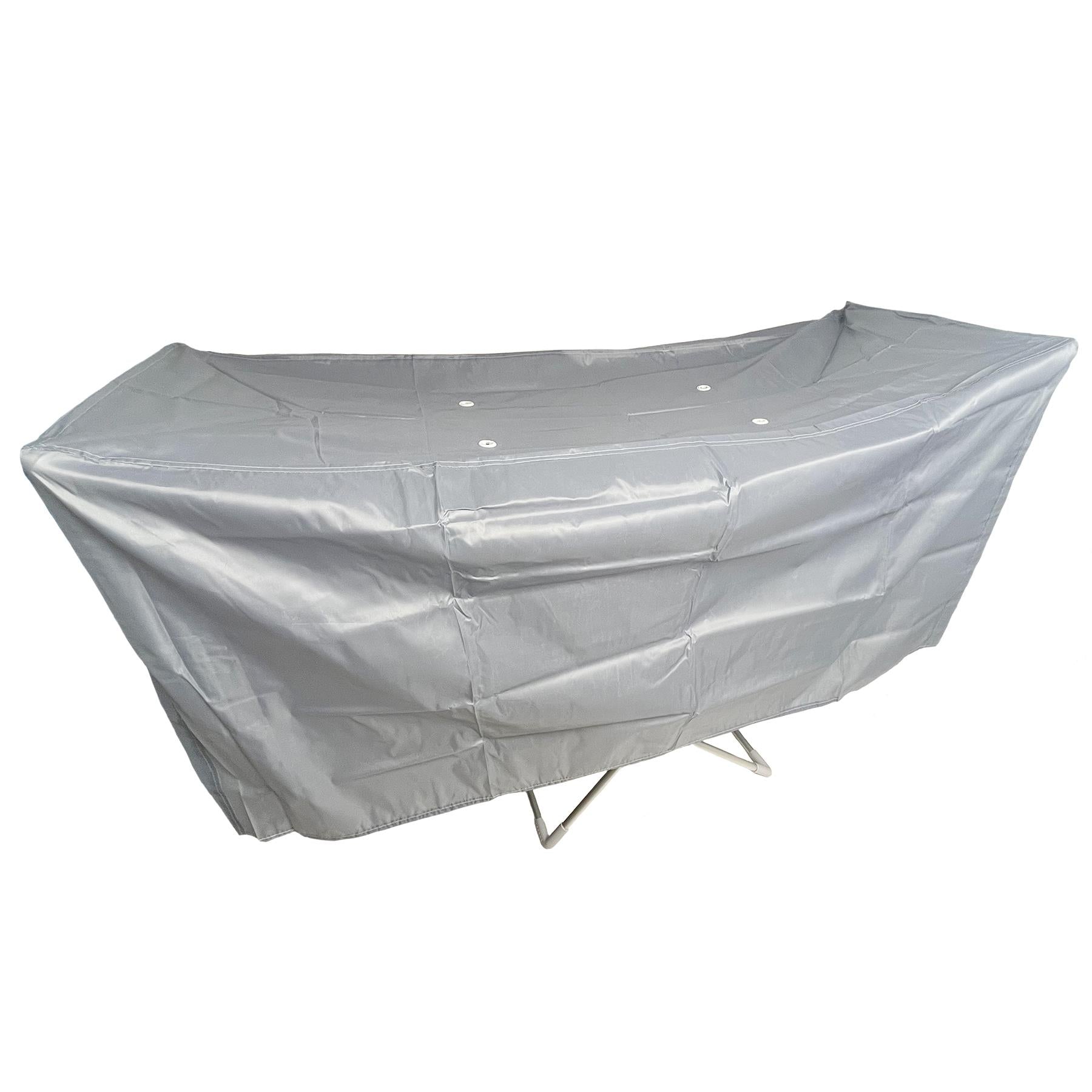 Housse Protection Séchoir à Linge Rotatif 600D Oxford - Imperméable Résistante Argenté 16x16x180cm