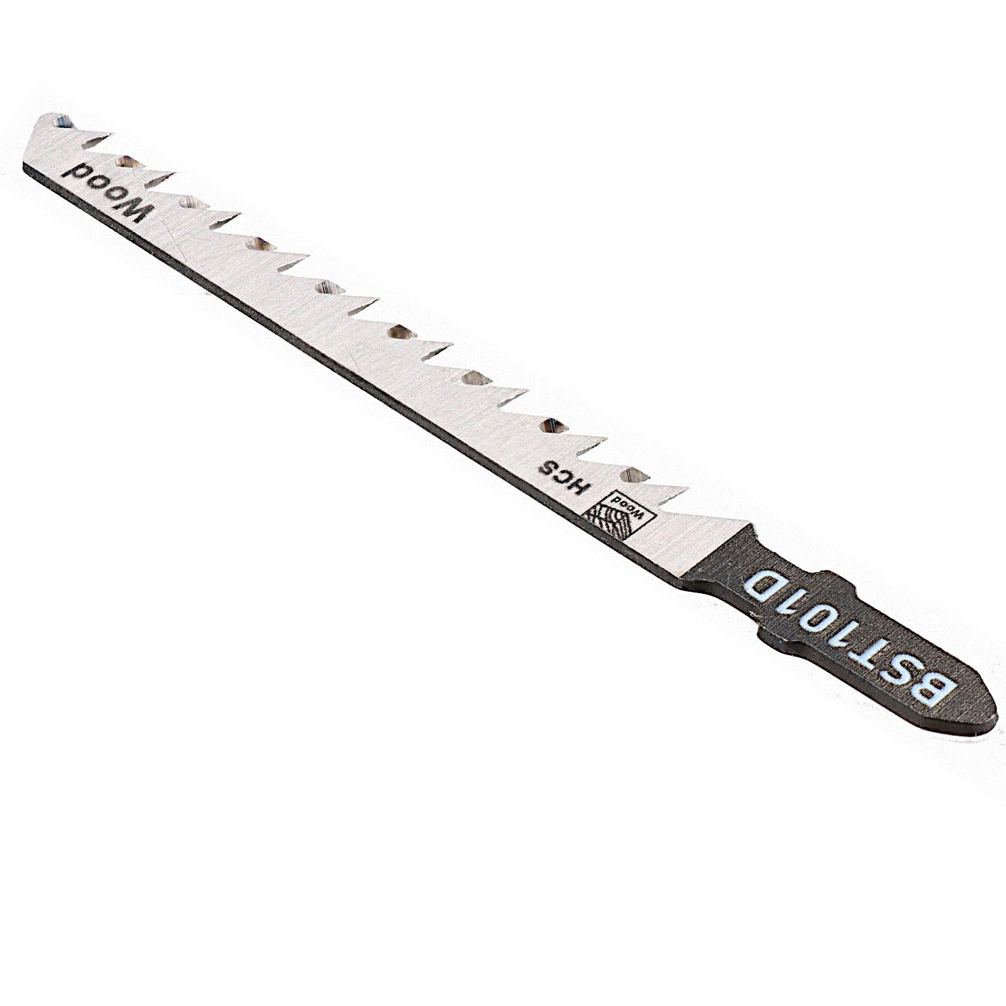 Lames de scie sauteuse 6 TPI avec tige en T pour couper le bois et le plastique de moins de 50 mm