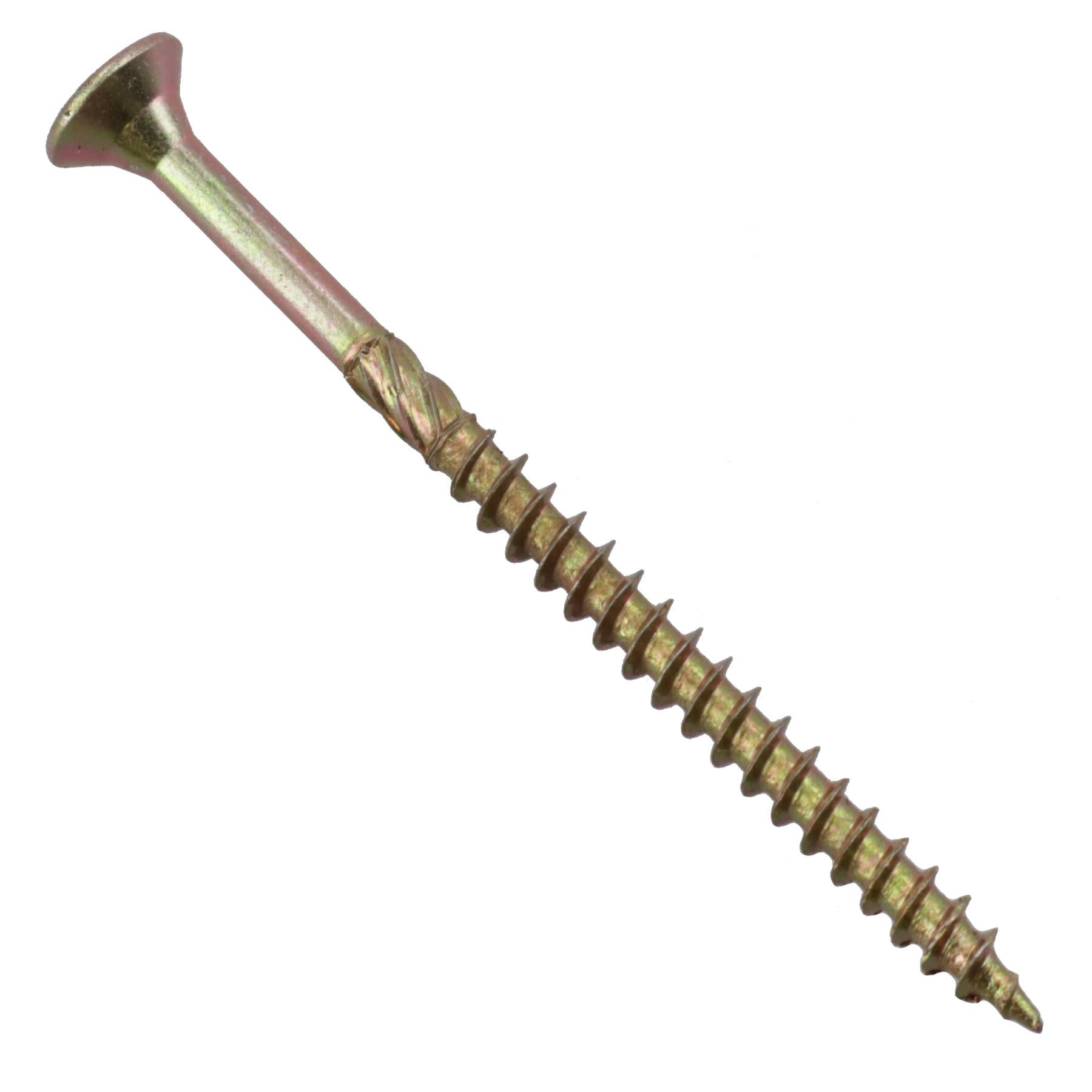 Senkkopf-Holzschrauben 4,0 x 60 mm, gezackter Rand verhindert Splittern, PZ2