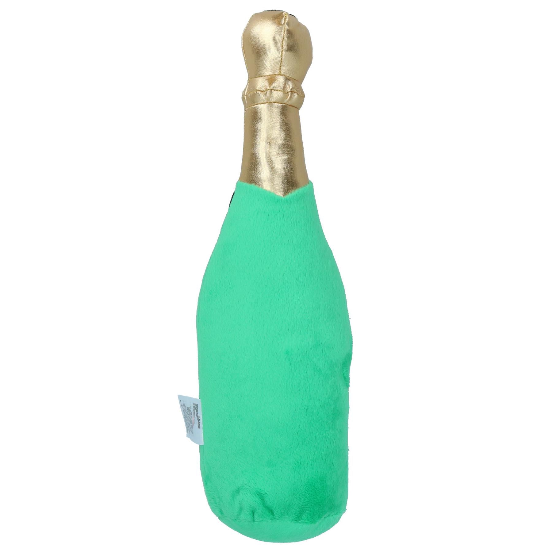 Cadeau de Noël pour chien Bouteille de champagne en peluche Jouet en peluche couineur Cadeau