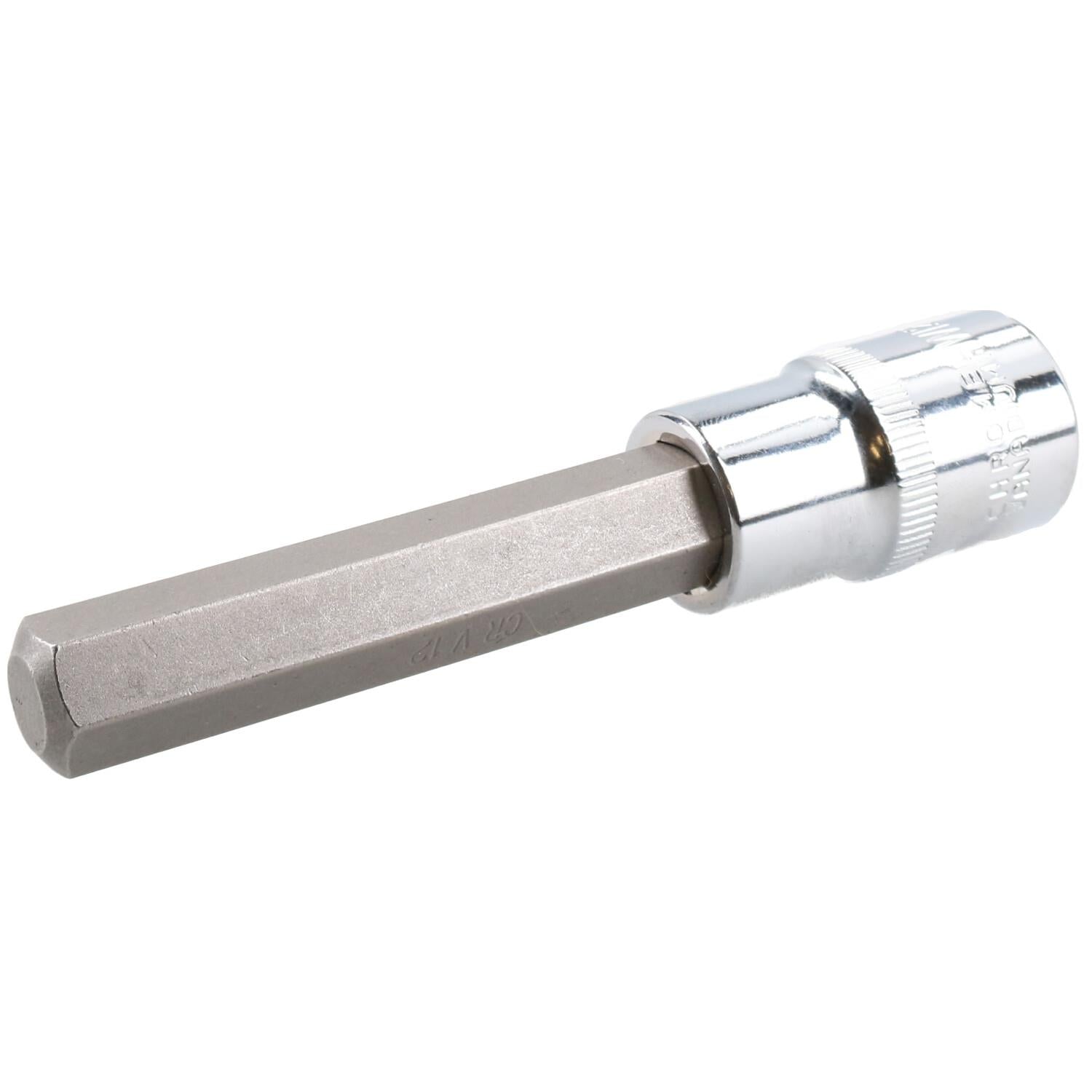 12mm Hex Allen Key Long Bit Internal Socket Metric 1/2" Drive 100mm Length Cr-V