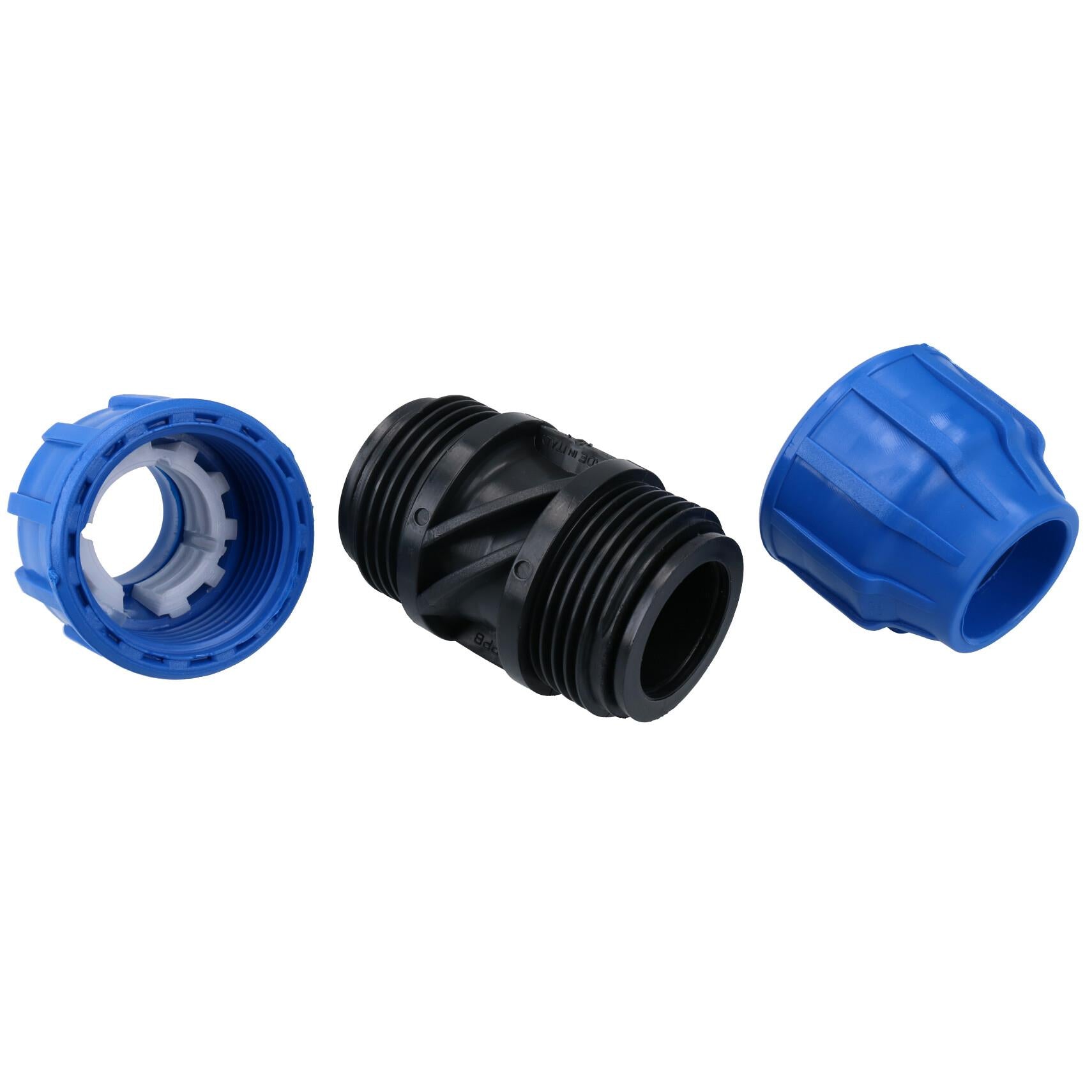 Raccord de compression pour tuyau droit MDPE 32 x 32 mm PN16
