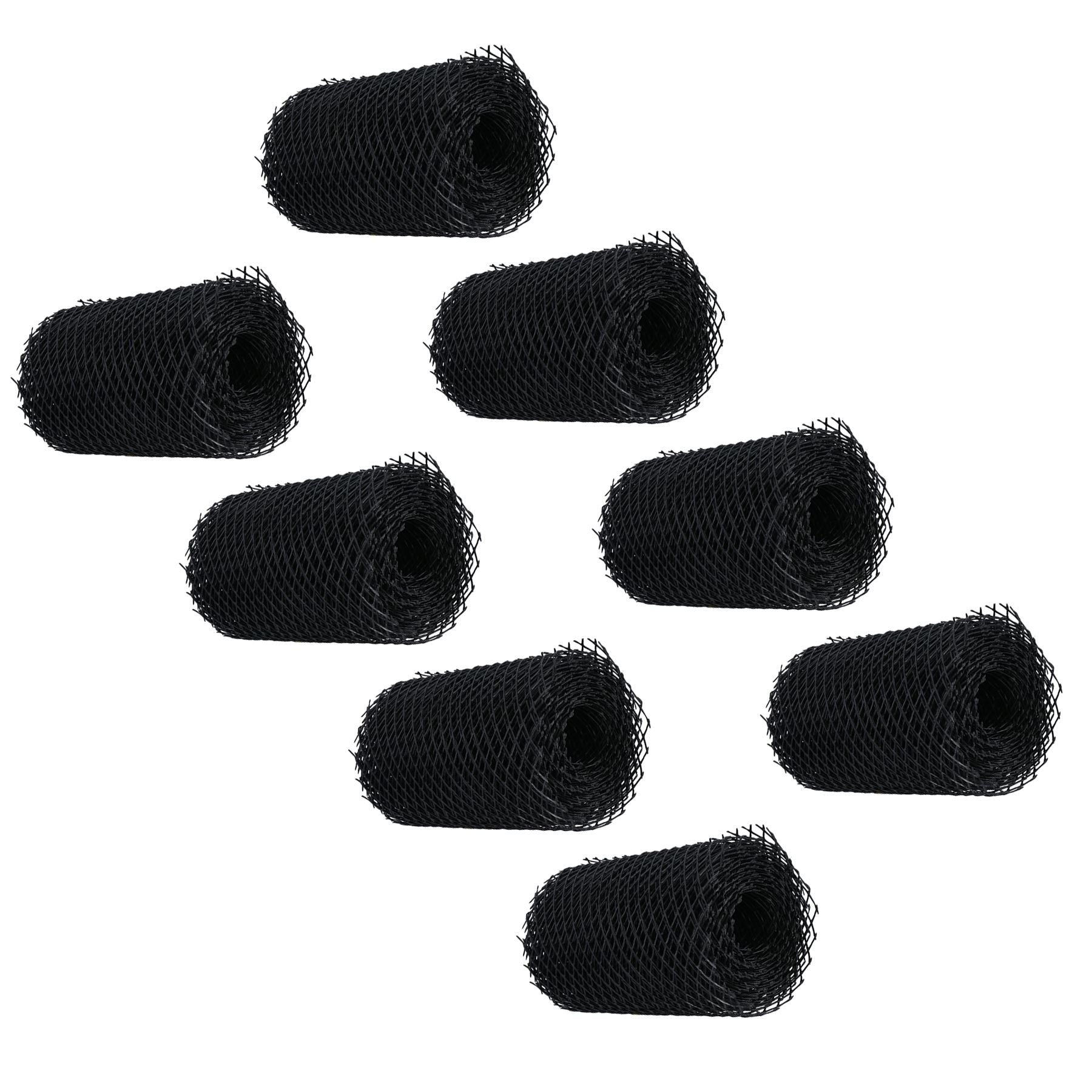 Protection de gouttière en plastique, protection contre les débris de feuilles pour gouttières jusqu'à 16 cm de large