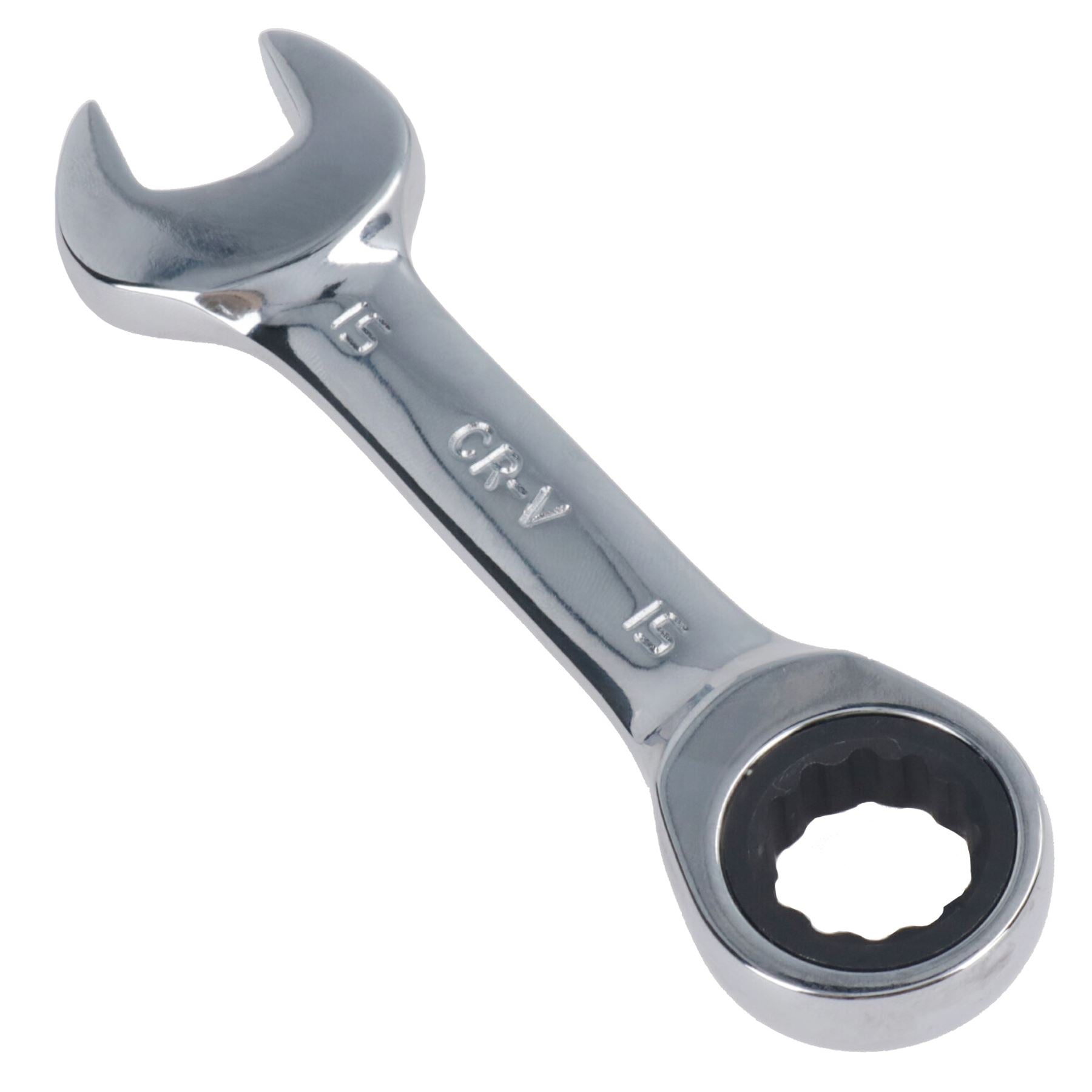 Clé mixte à cliquet courte métrique MM 72 dents 8 mm – 19 mm