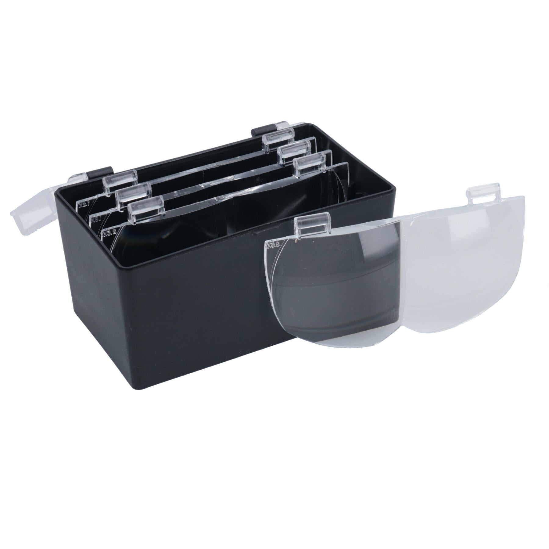 Verstellbare Kopflupe mit Licht/Taschenlampe/Taschenlampe Vier Linsen TE012