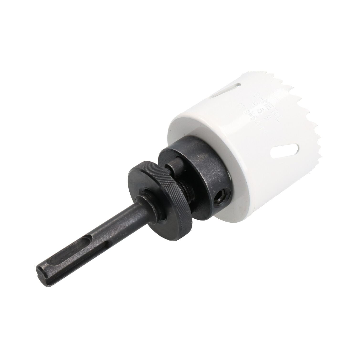 SDS-Plus-Dorndornaufsatz, komplett mit HSS-Lochsäge, 32 mm – 152 mm