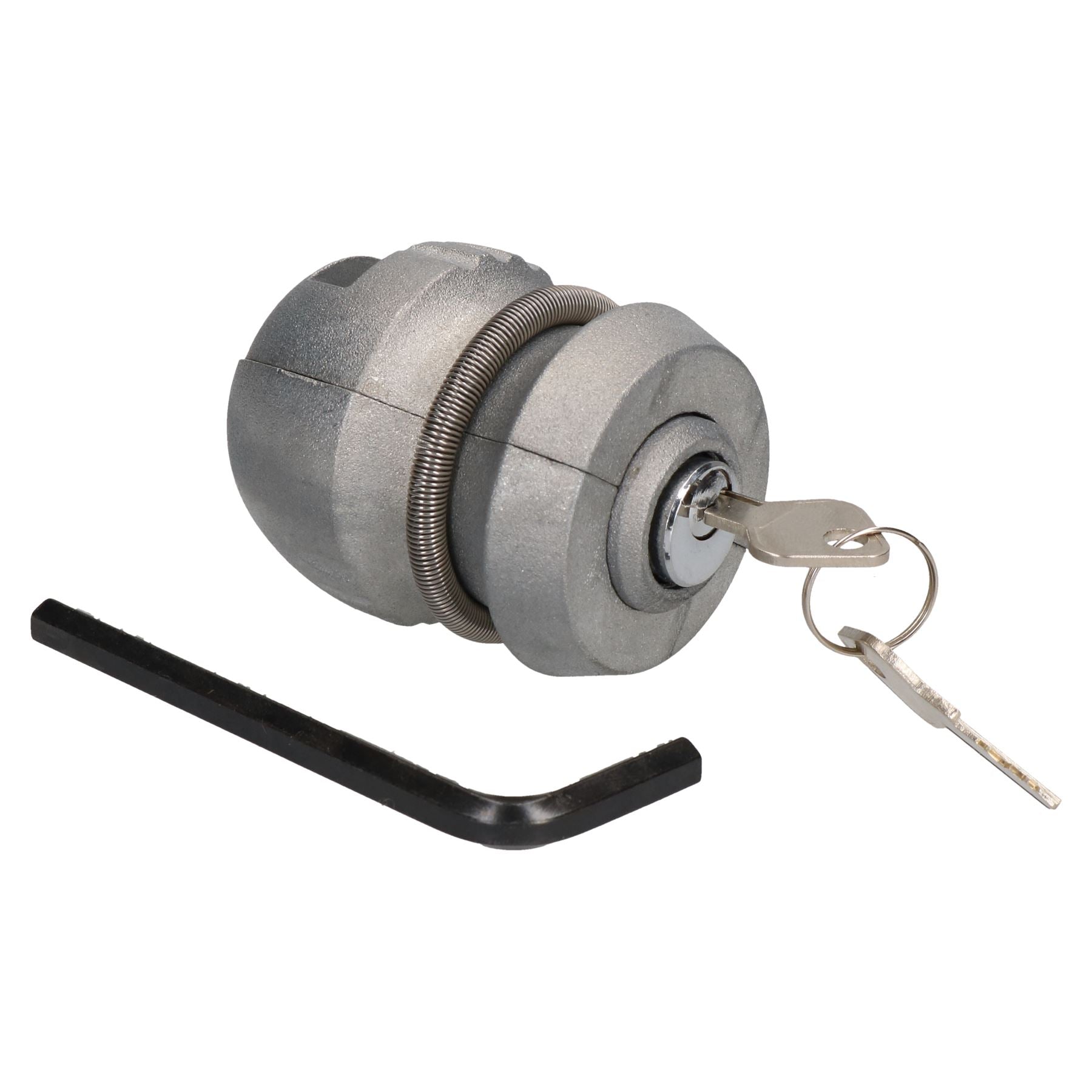 Serrure d'attelage de remorque avec boule de sécurité de 50 mm pour caravane et chevaux