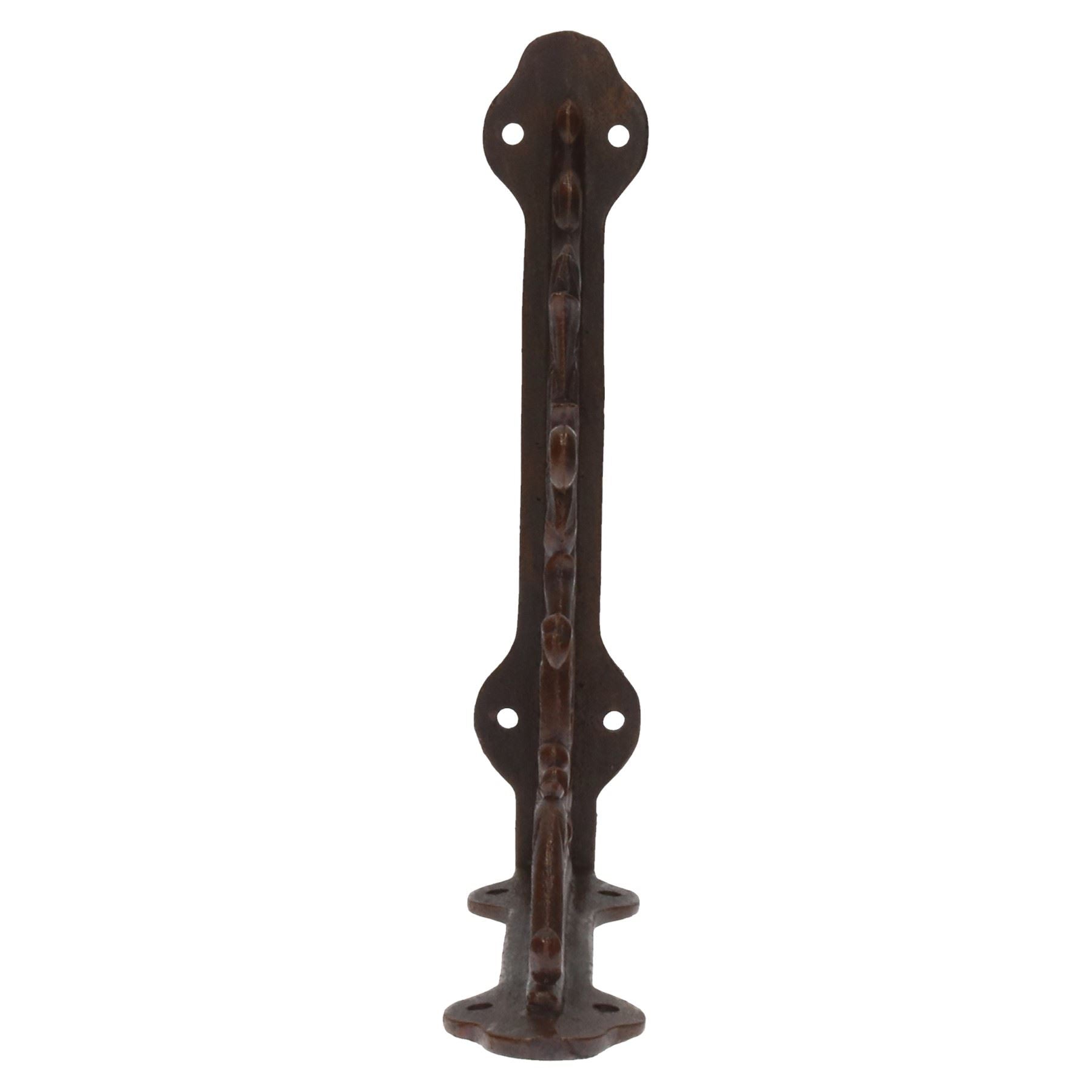 Eckwinkel Regalwinkel Blatt Blätter Scroll Muster Dekoration braun rost