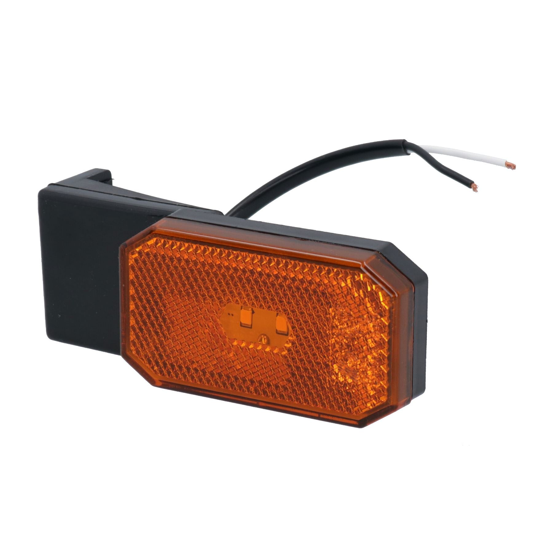 Feu de position latéral à LED orange ambre / lampe pour remorque caravane 12 V ou 24 V