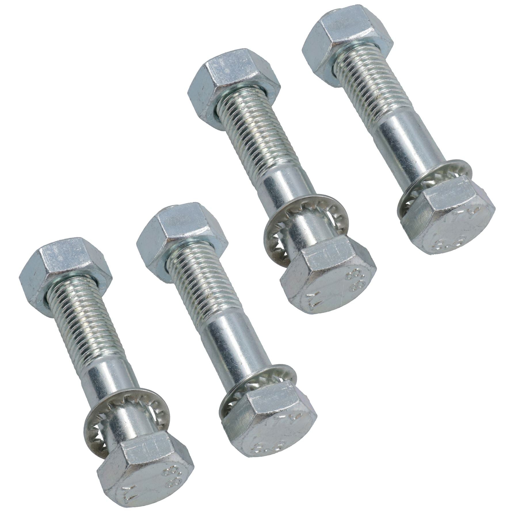 Boulons de fixation de boule de barre de remorquage haute résistance M16 (16 mm) x 75 mm, rondelles + écrous